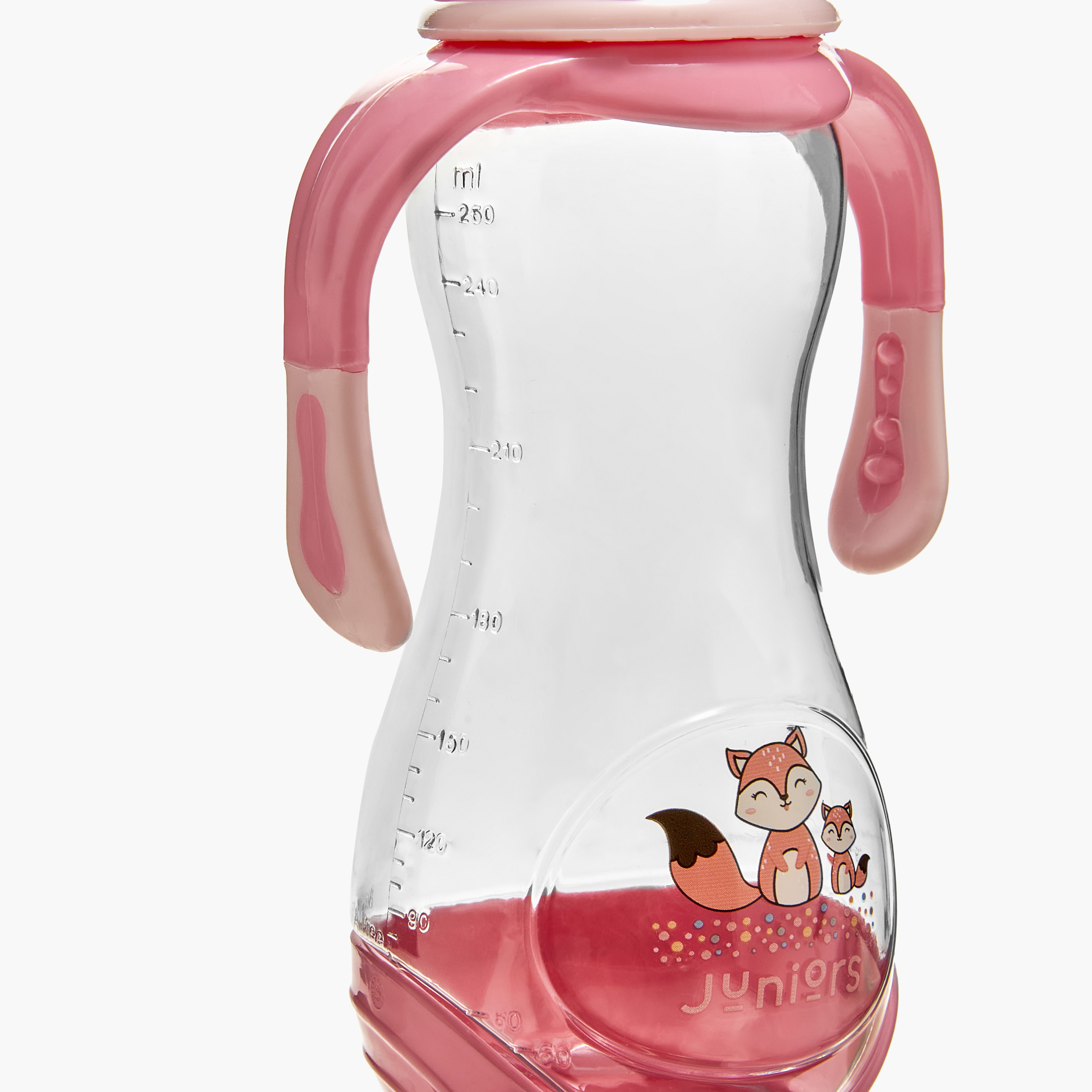 Juniors Printed Feeding Bottle with Handle - 250 ml-baby-feeding-feedingbottles-bottlesandteats-image-7