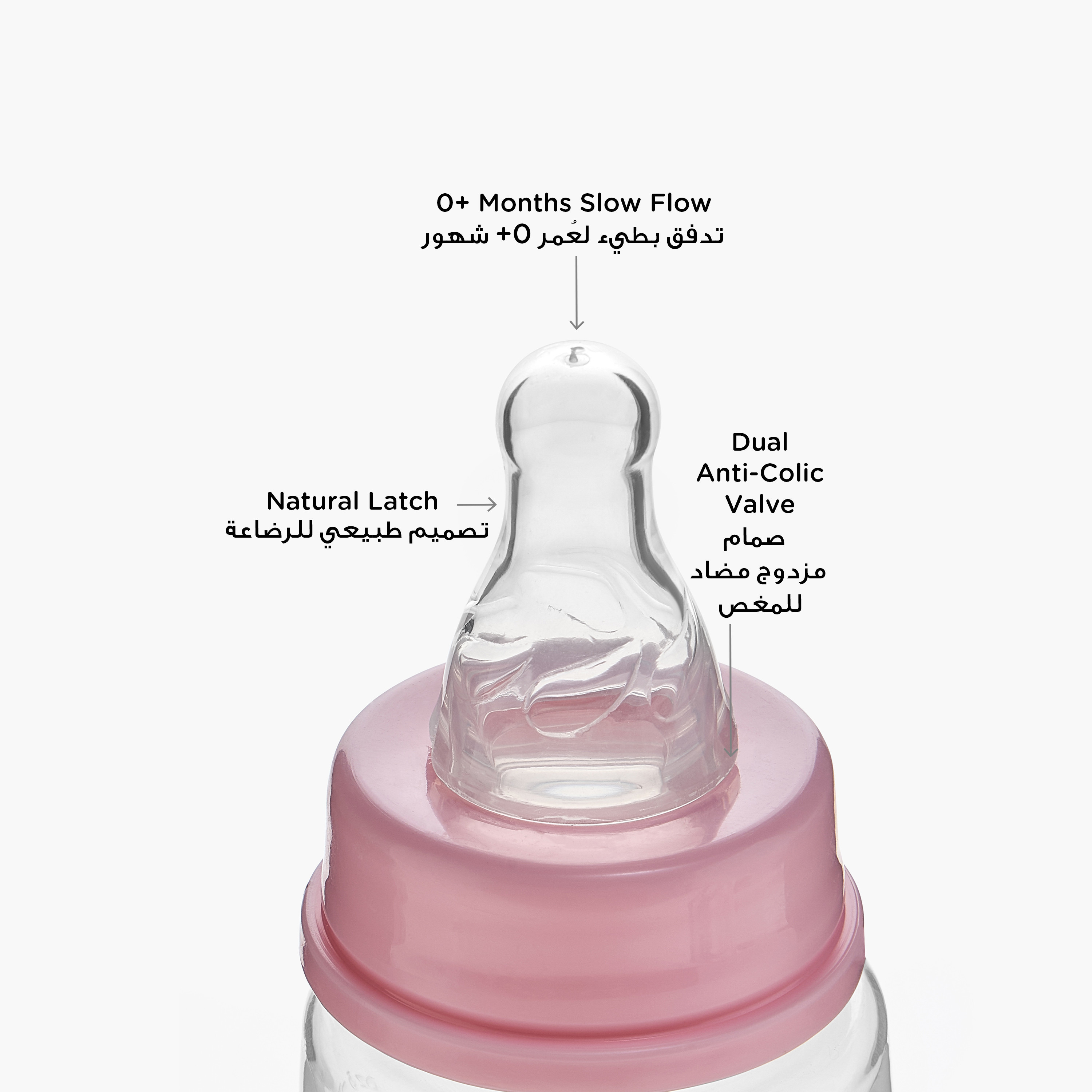 Juniors Dual Anti-Colic Valve Feeding Bottle with Cap - 150 ml-baby-feeding-feedingbottles-bottlesandteats-image-4