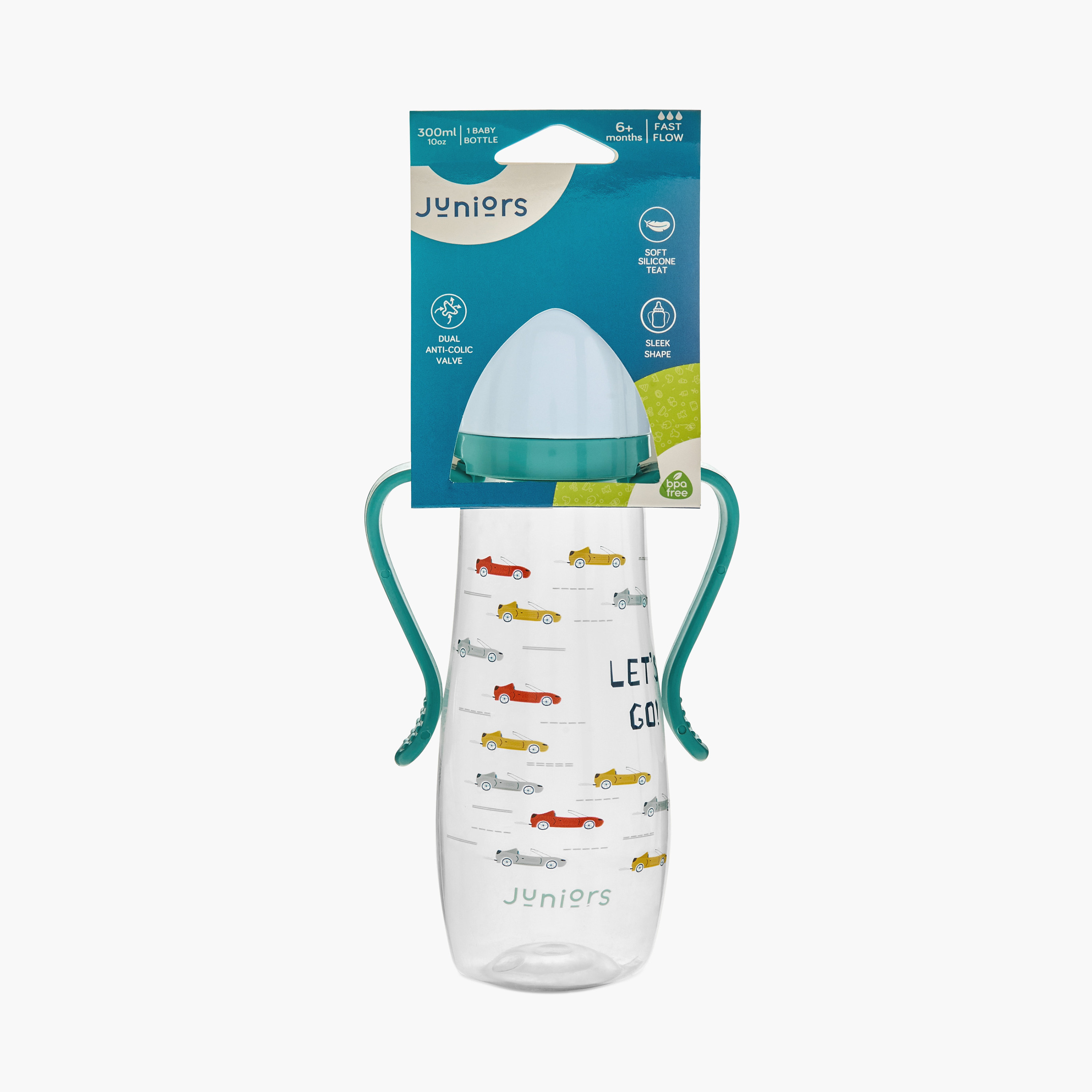 Juniors Anti-Colic Feeding Bottle with Handle - 300 ml-baby-feeding-feedingbottles-bottlesandteats-image-9