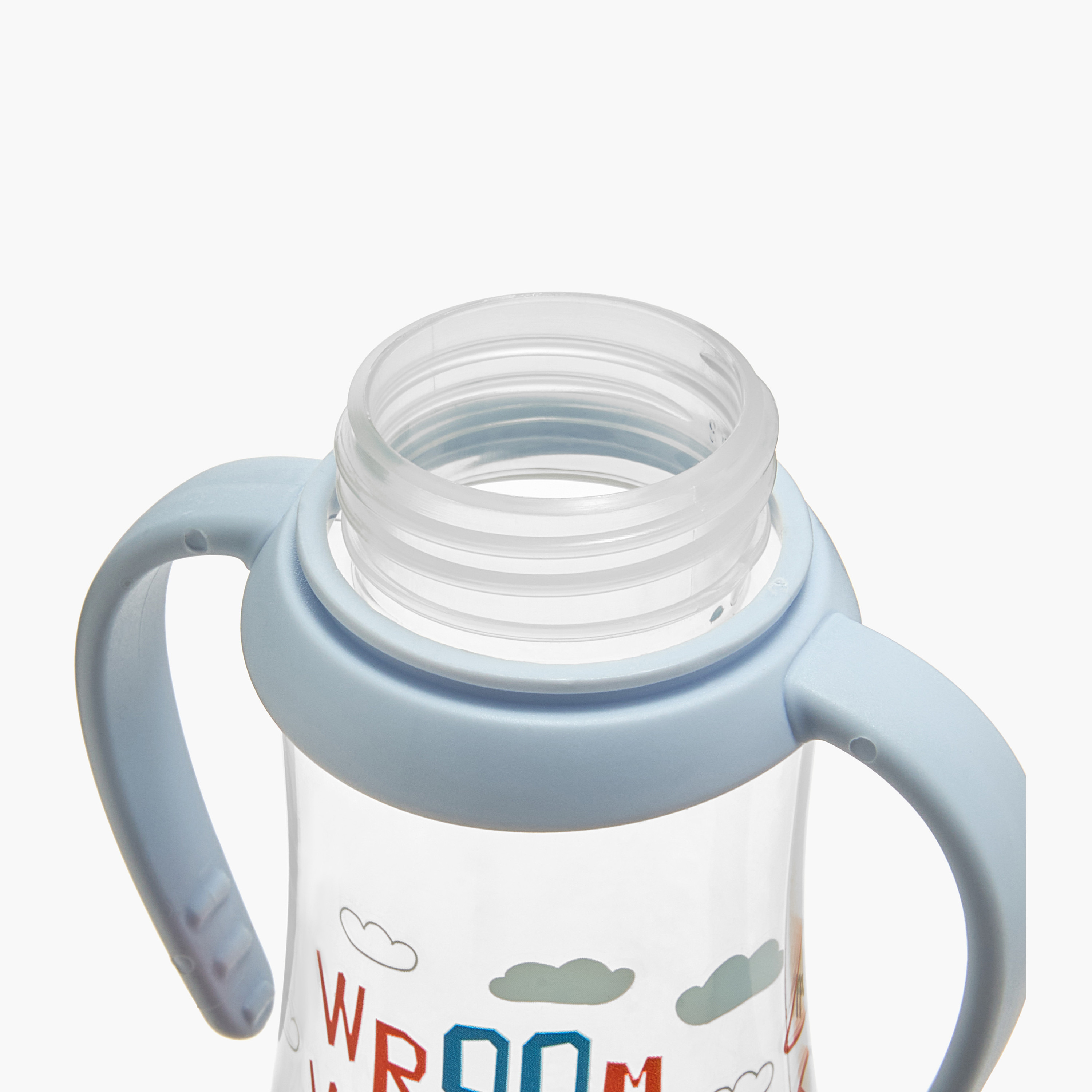 Juniors Graphic Print Anti-Colic Feeding Bottle with Handle and Lid - 250 ml-baby-feeding-feedingbottles-bottlesandteats-image-8