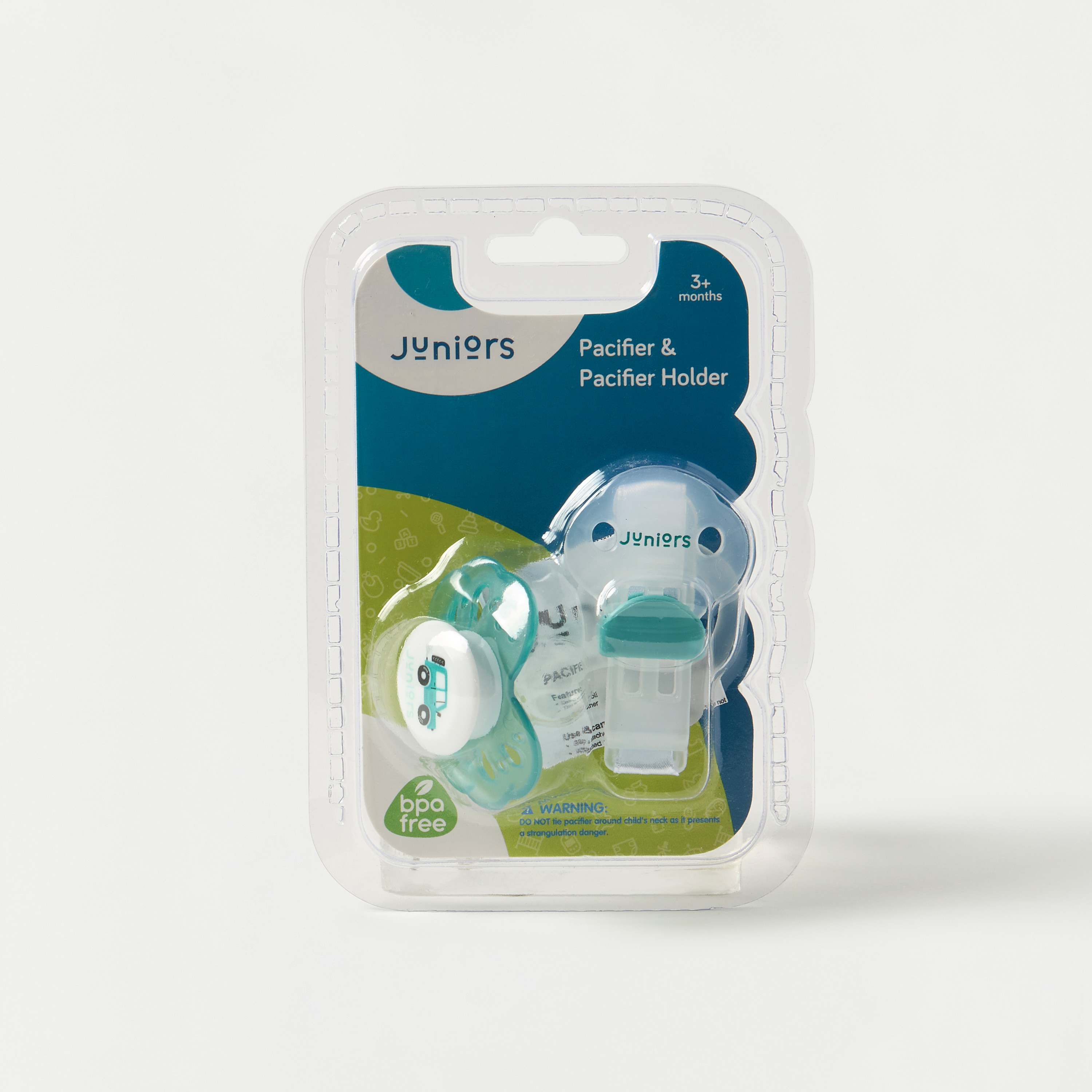 Juniors Printed Pacifier with Holder-baby-feeding-pacifiers-image-1