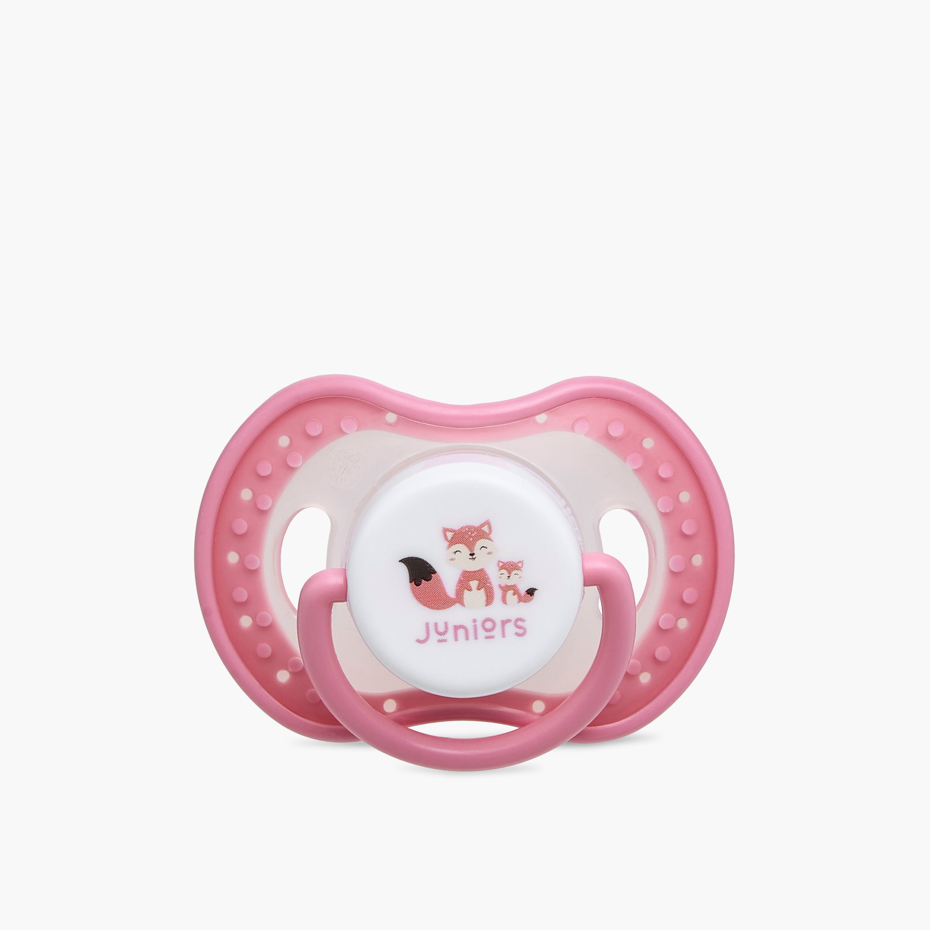 Junior Dino World Printed 2-Piece Soother Set - 6 months-baby-feeding-pacifiers-image-2