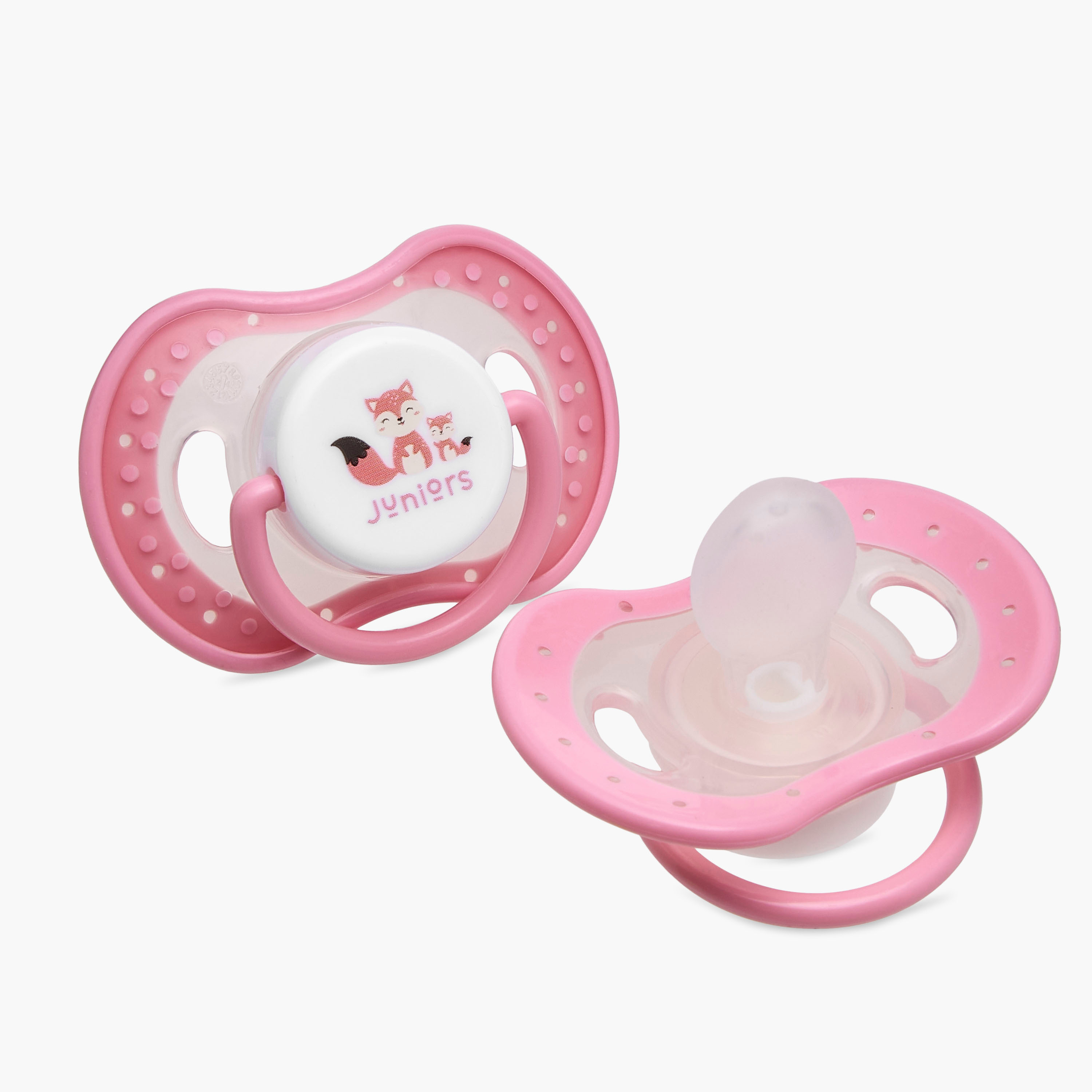 Junior Dino World Printed 2-Piece Soother Set - 6 months-baby-feeding-pacifiers-image-5