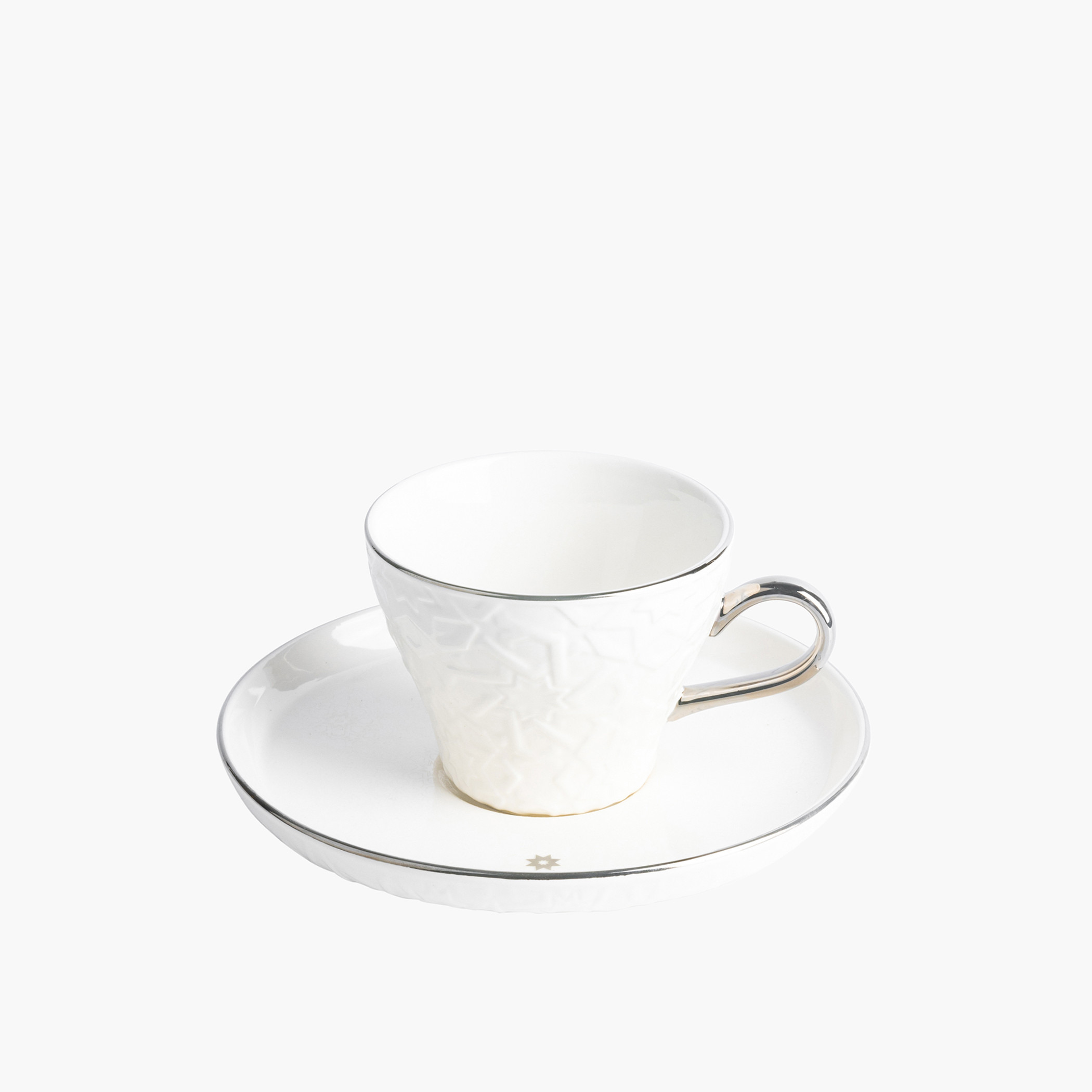 Otantik Crown Textured 12-Piece Porcelain Cup and Saucer Set-household-dining-teaandcoffee-teaandcoffeesets-image-3