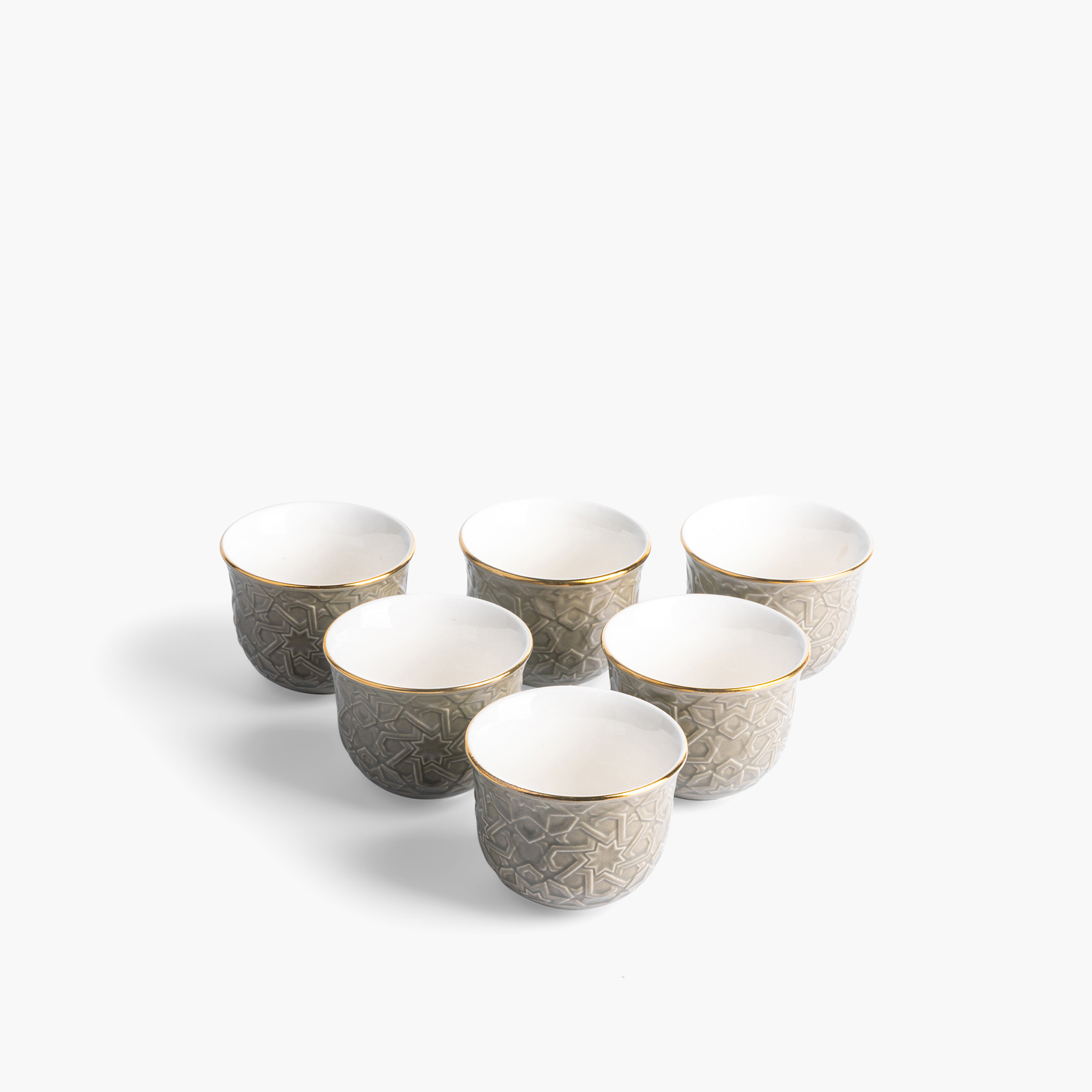 Otantik Crown 6-Piece Porcelain Kahwa Cup Set-household-dining-teaandcoffee-teaandcoffeesets-image-2