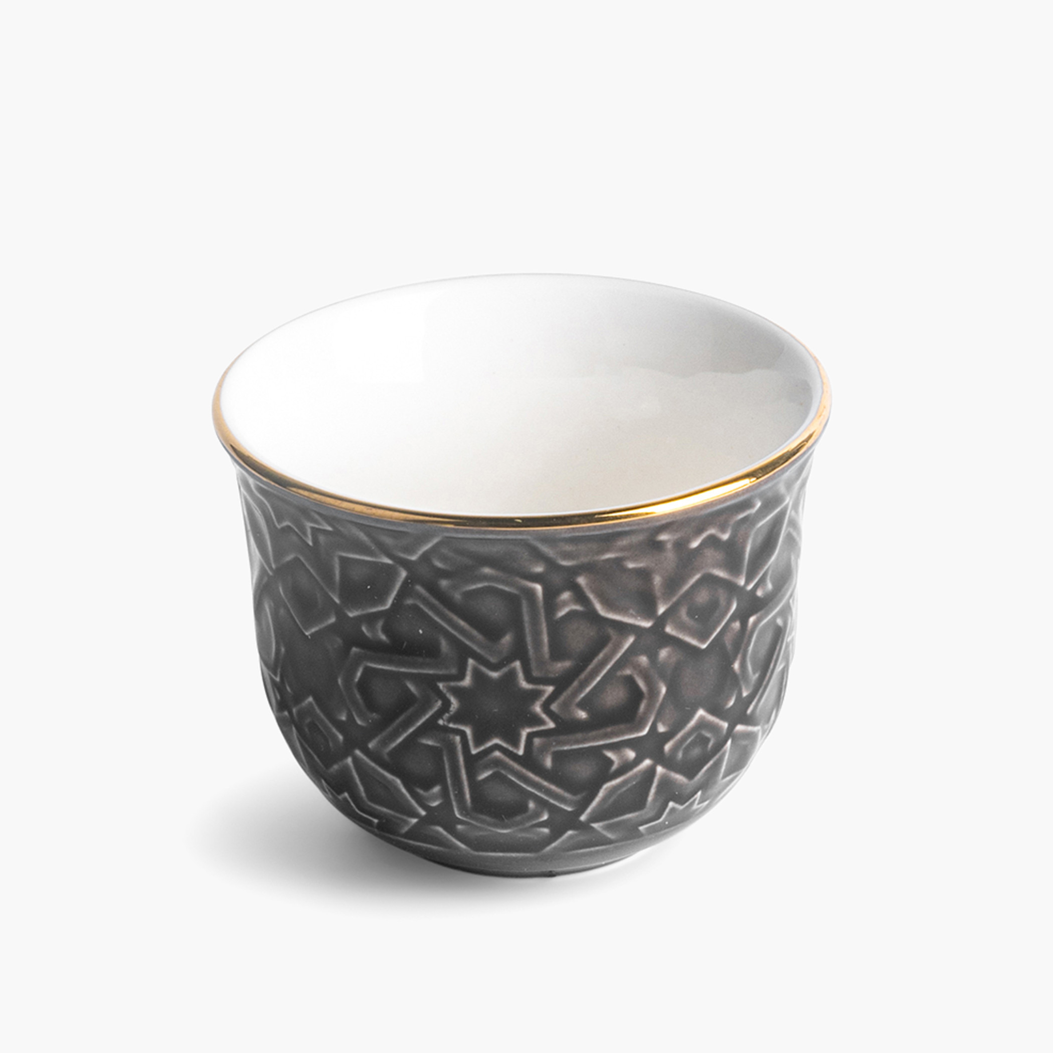 Otantik Crown 6-Piece Printed Kahwa Cup Set-household-dining-glassware-drinkingglasses-image-3