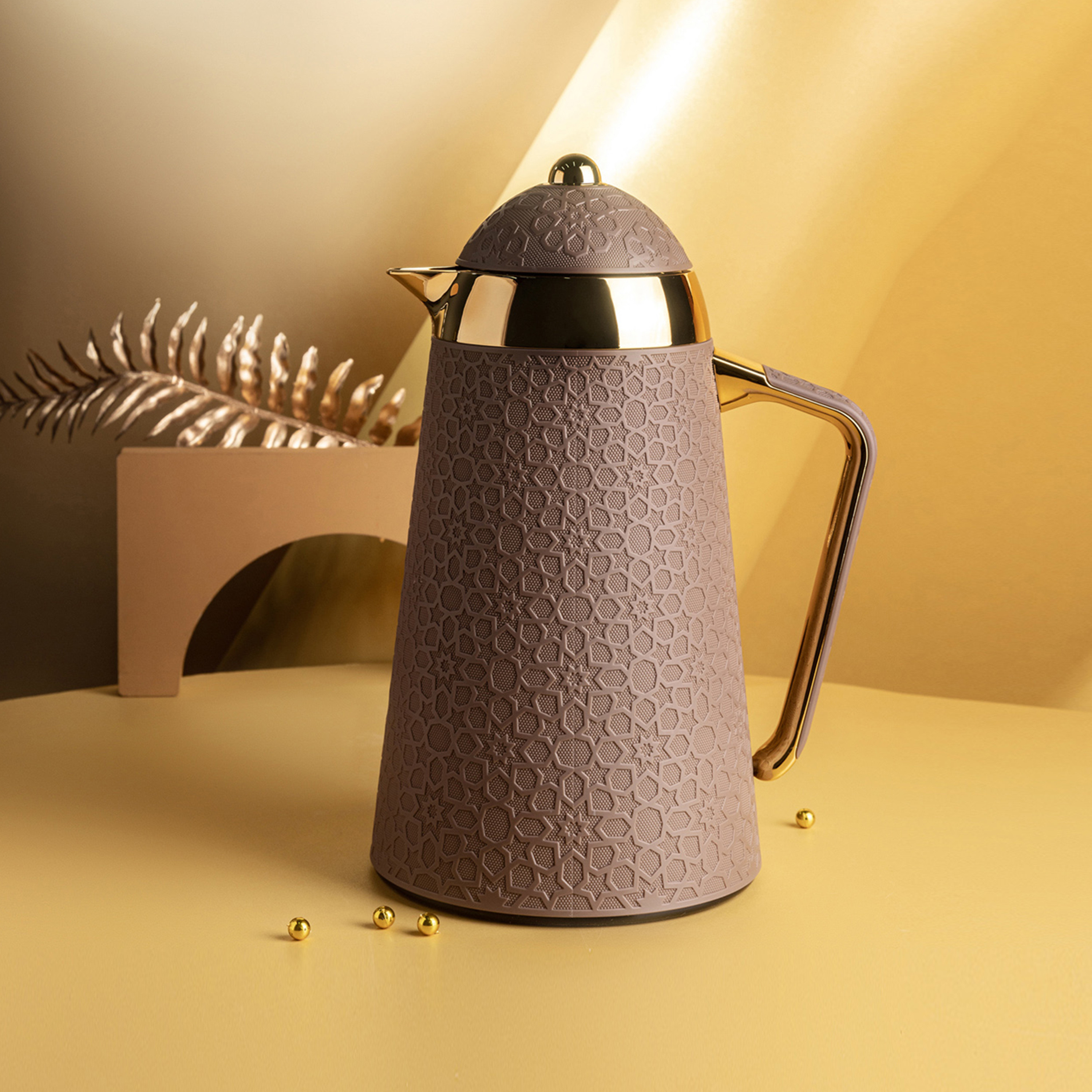 Otantik Crown Textured Vacuum Flask-household-dining-teaandcoffee-vacuumflaskscoffeeandteapots-image-1