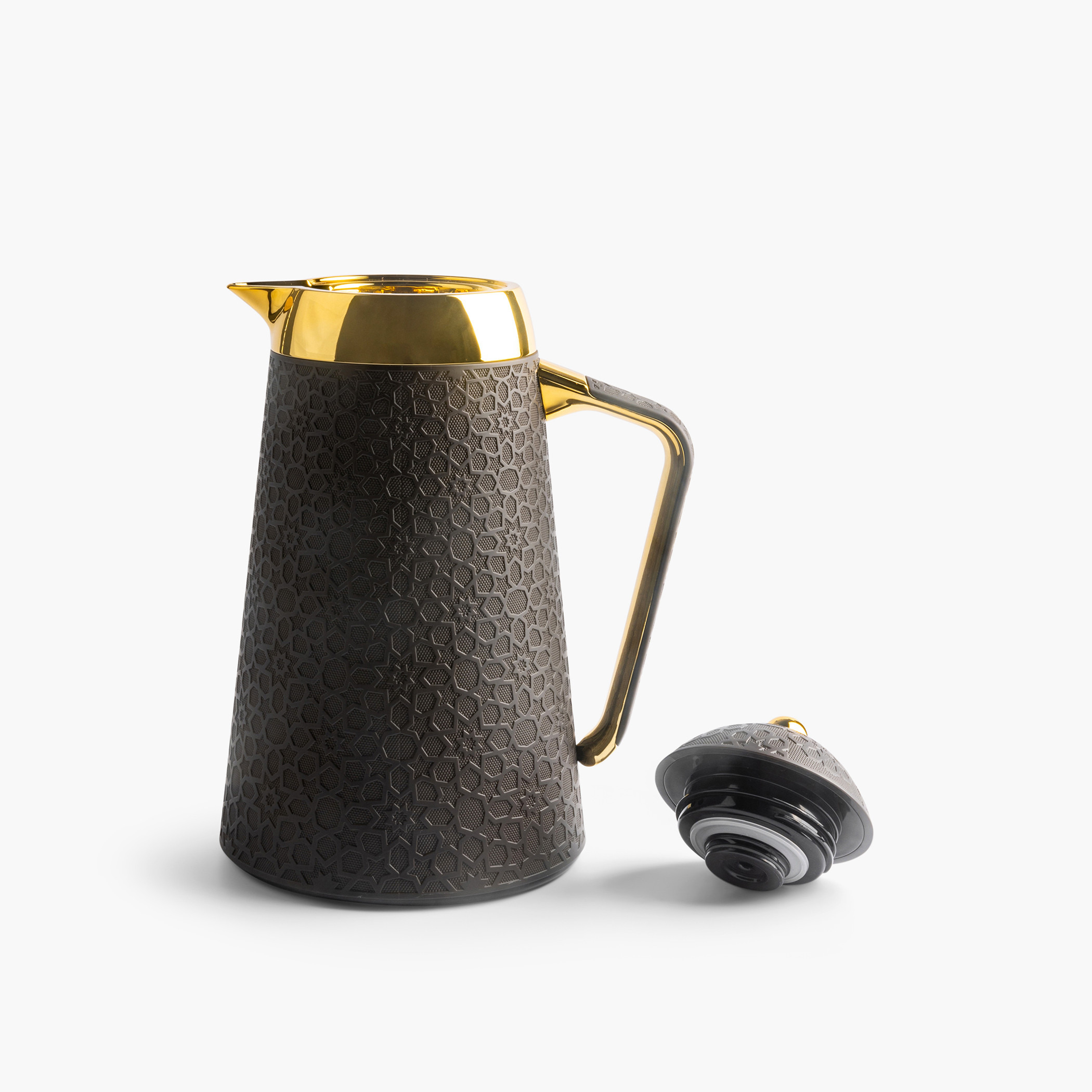 Otantik Crown Textured Vacuum Flask-household-dining-teaandcoffee-vacuumflaskscoffeeandteapots-image-2