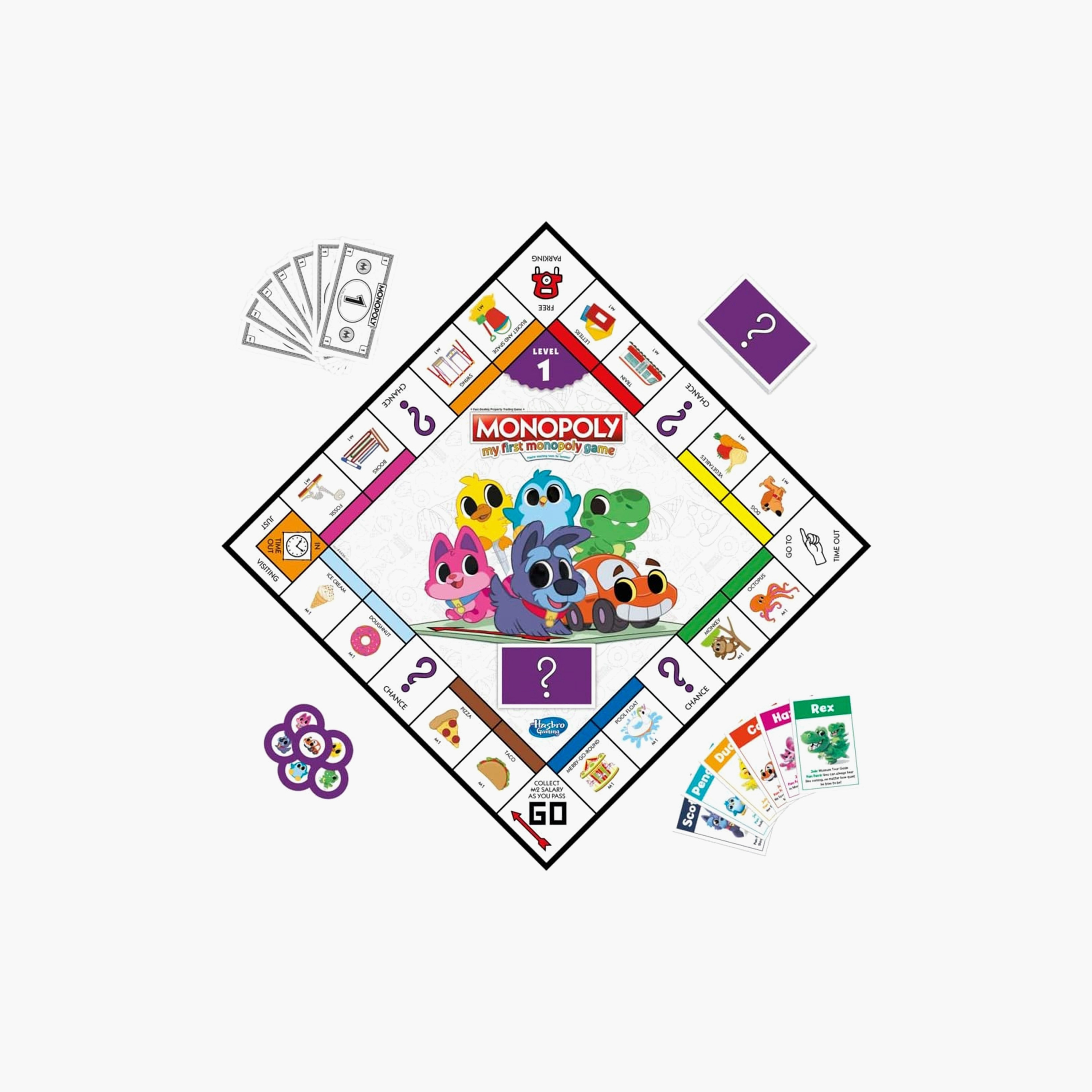 Hasbro My First Monopoly Board Game-toys-indoortoys-boardgames-image-1