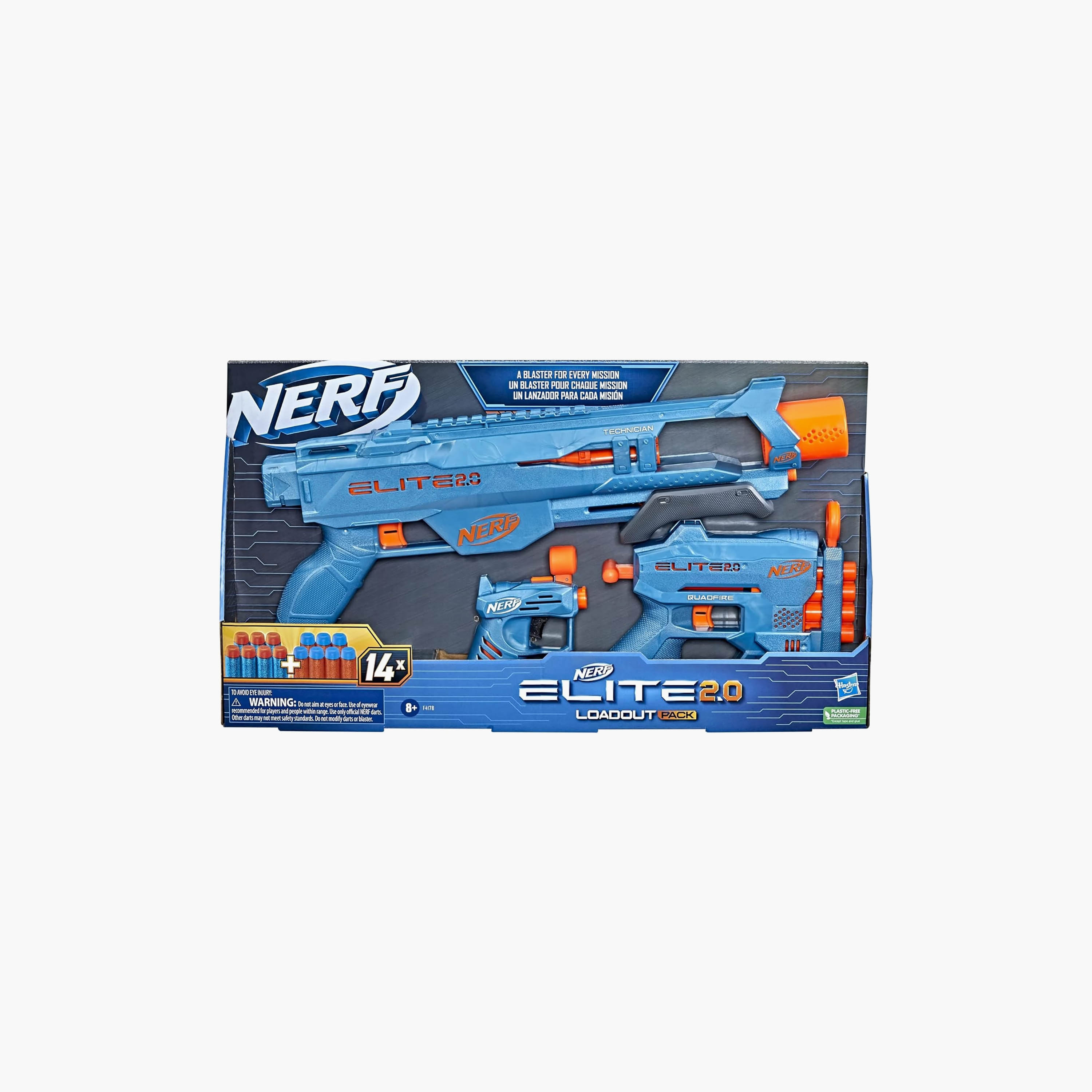 NERF Elite 2.0 Loadout 3-Blaster Pack and 14 Elite Darts-toys-outdoor-gunsandfoamblasters-image-3