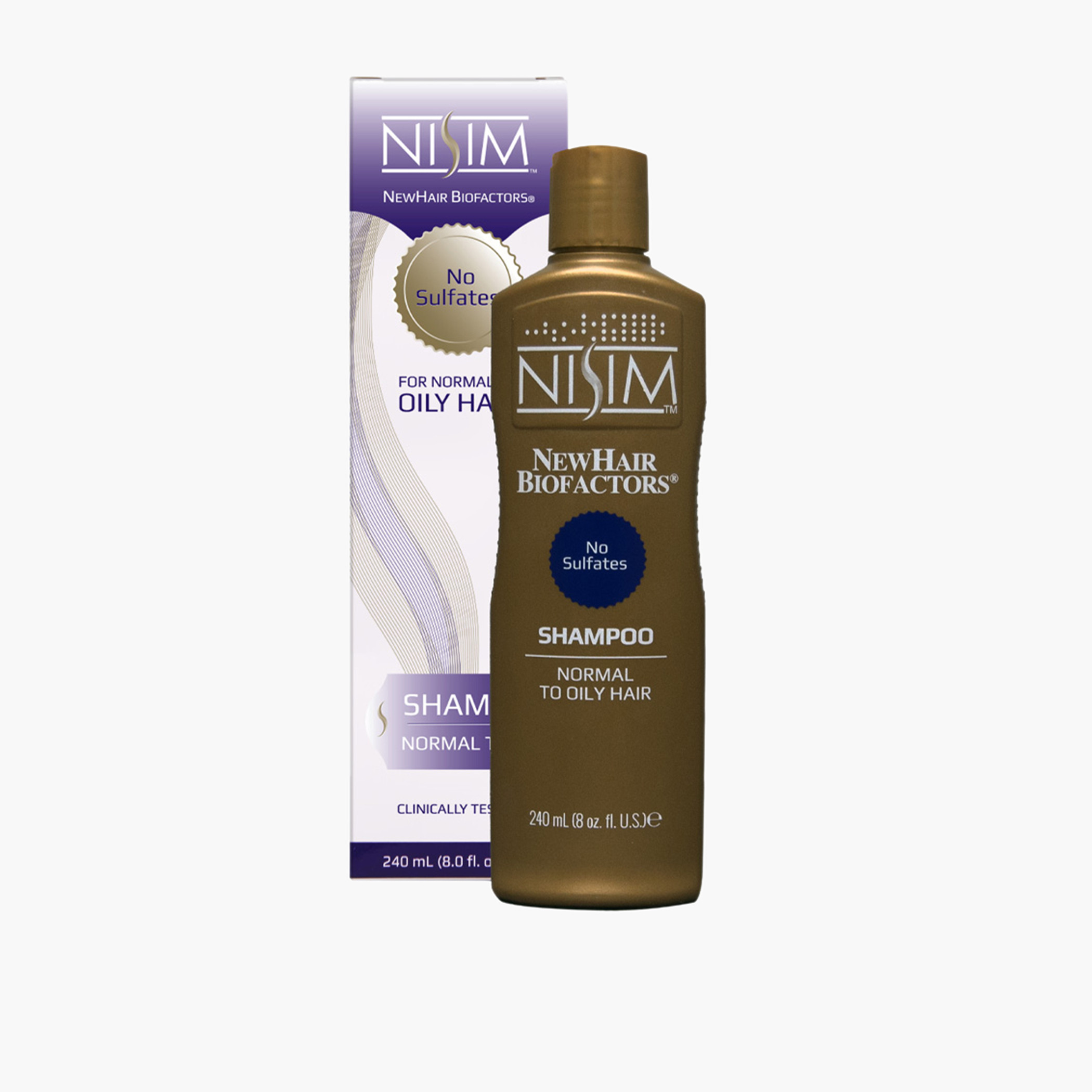 Nisim NewHair Biofactors Normal to Oily Shampoo - 240 ml-beautyandpersonalcare-hair-haircare-shampoos-image-2