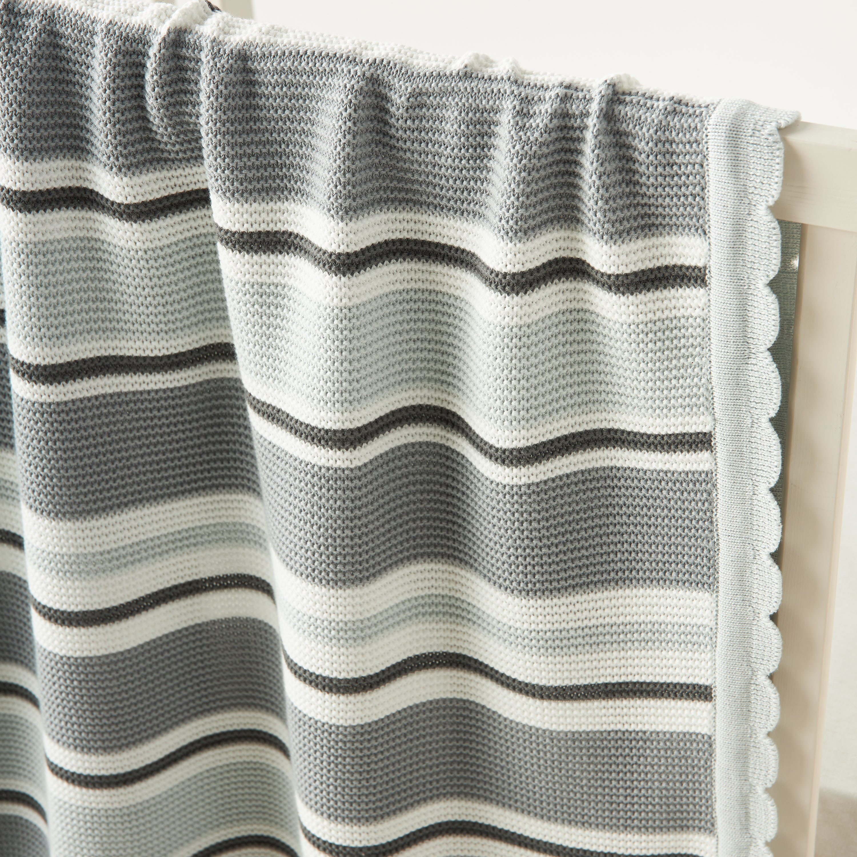 Juniors Striped Raschel Blanket - 70x90 cm-baby-nursery-blanketsandswaddles-blanketsandquilts-image-2