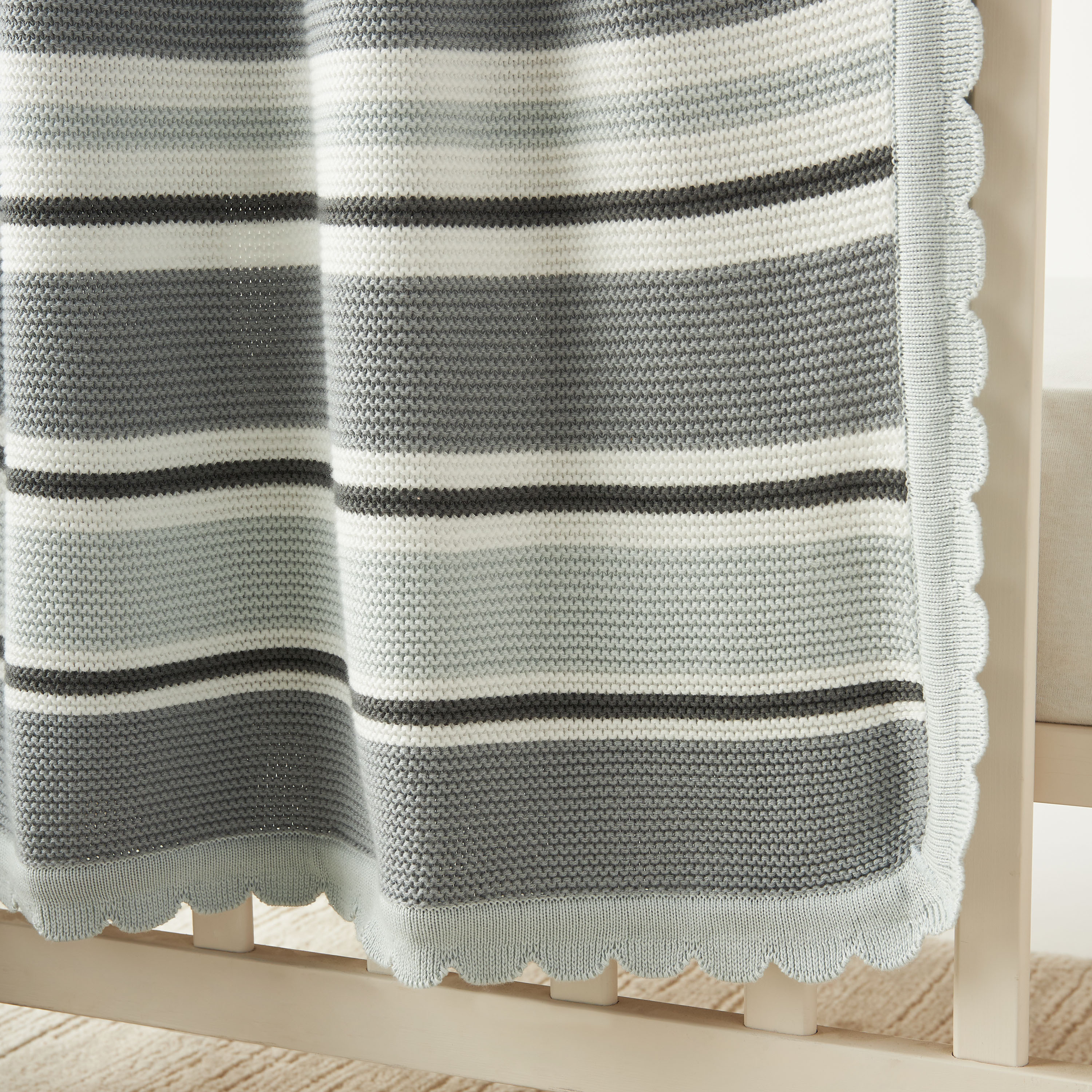 Juniors Striped Raschel Blanket - 70x90 cm-baby-nursery-blanketsandswaddles-blanketsandquilts-image-3