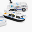مجموعة سيارات شرطة مصبوبة 6 قطع من جلو-toys-playvehicles-vehicleplaysets-image-4