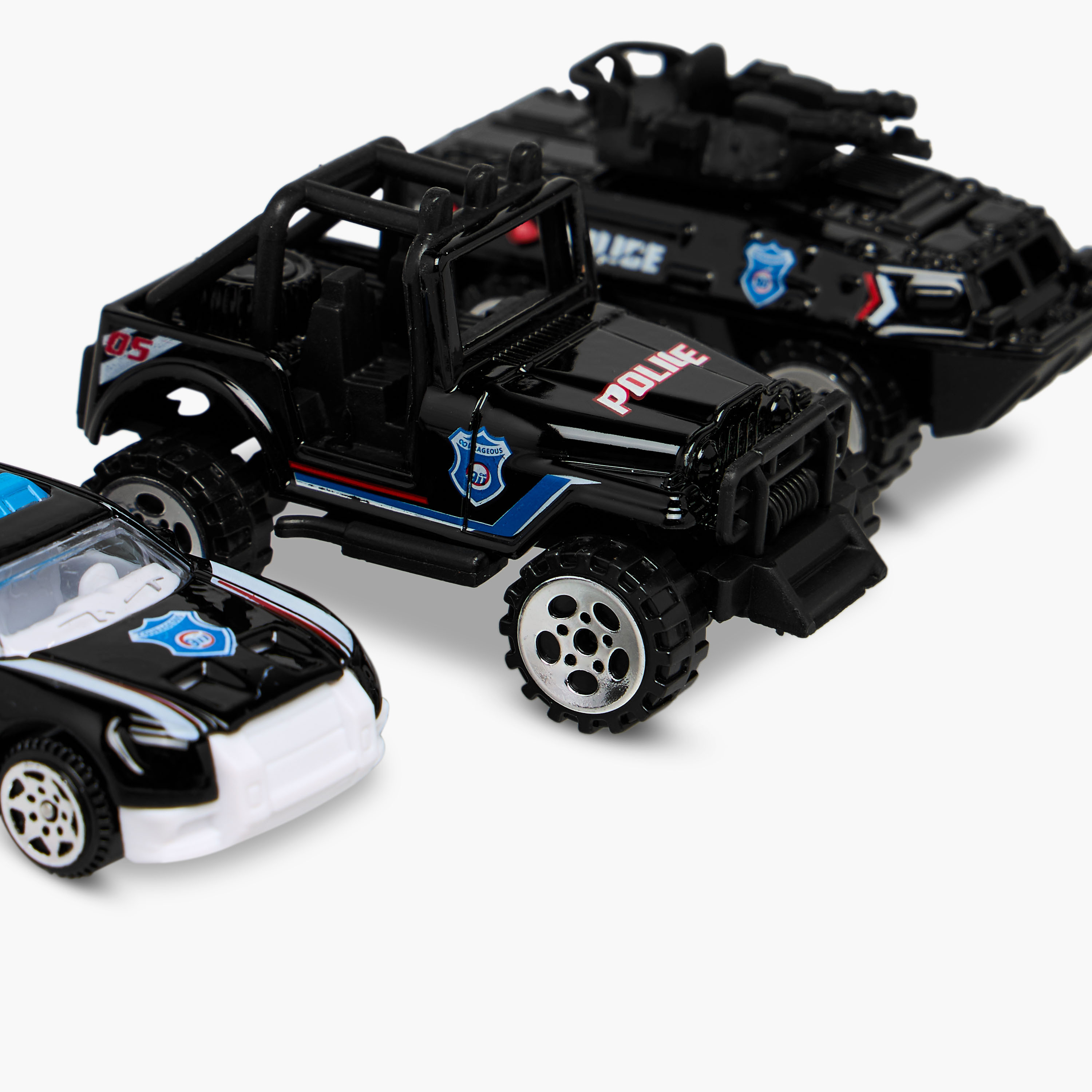Gloo 6-Piece Die-Cast Police Car Toy Set-toys-playvehicles-vehicleplaysets-image-11