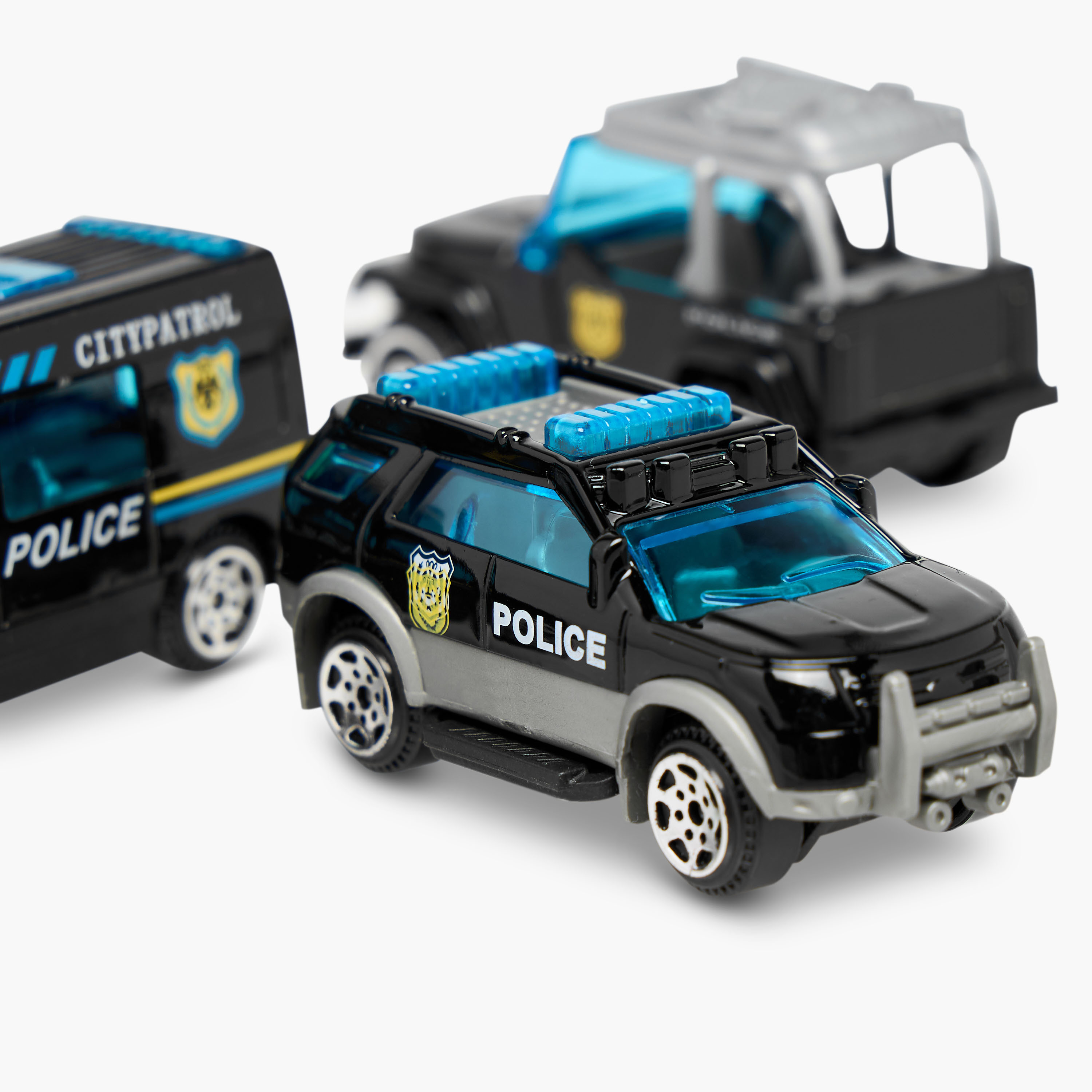 Gloo 6-Piece Die-Cast Police Car Toy Set-toys-playvehicles-vehicleplaysets-image-8