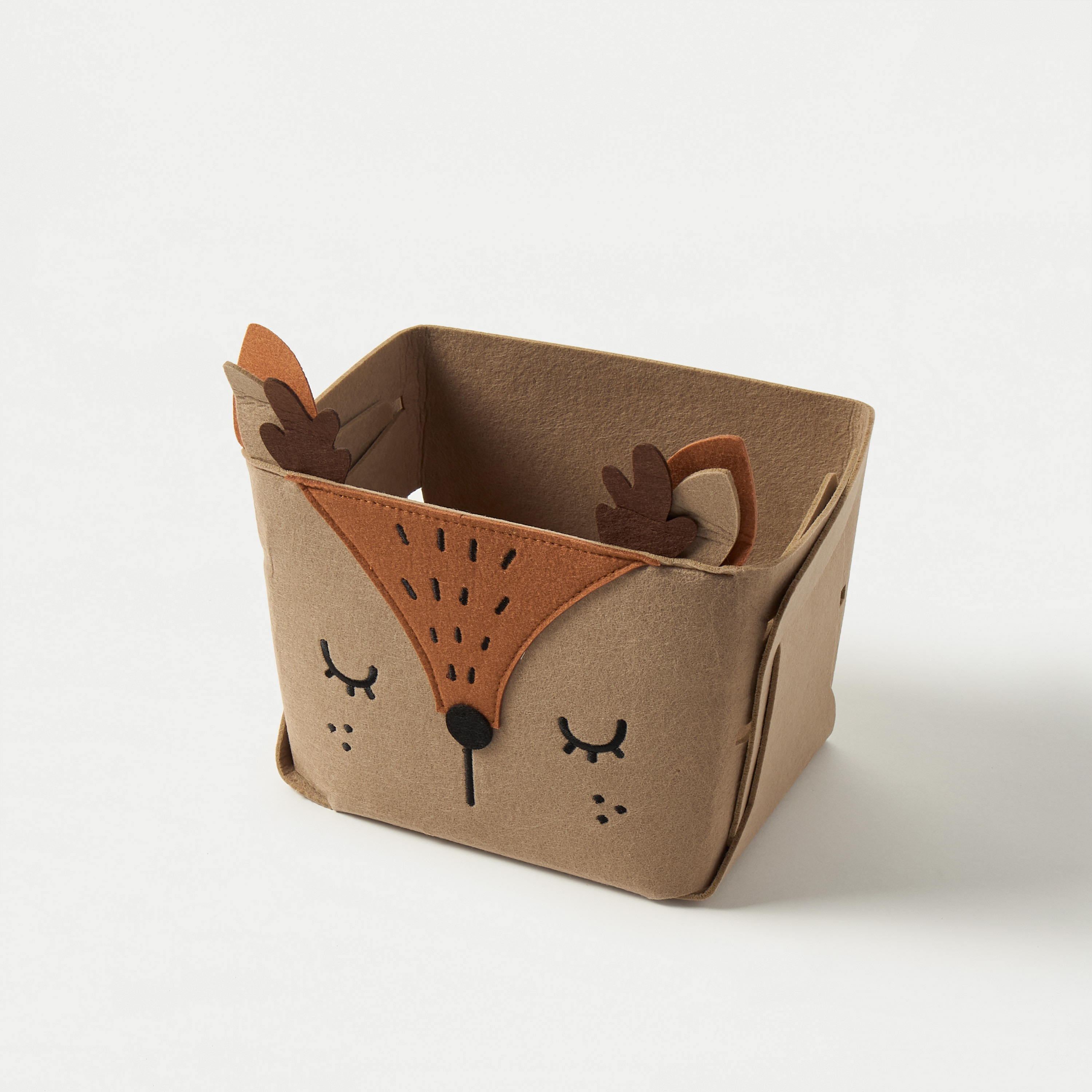 Juniors Animal Applique Detail Felt Storage Box-baby-nursery-furniture-wardrobesandstorage-image-2
