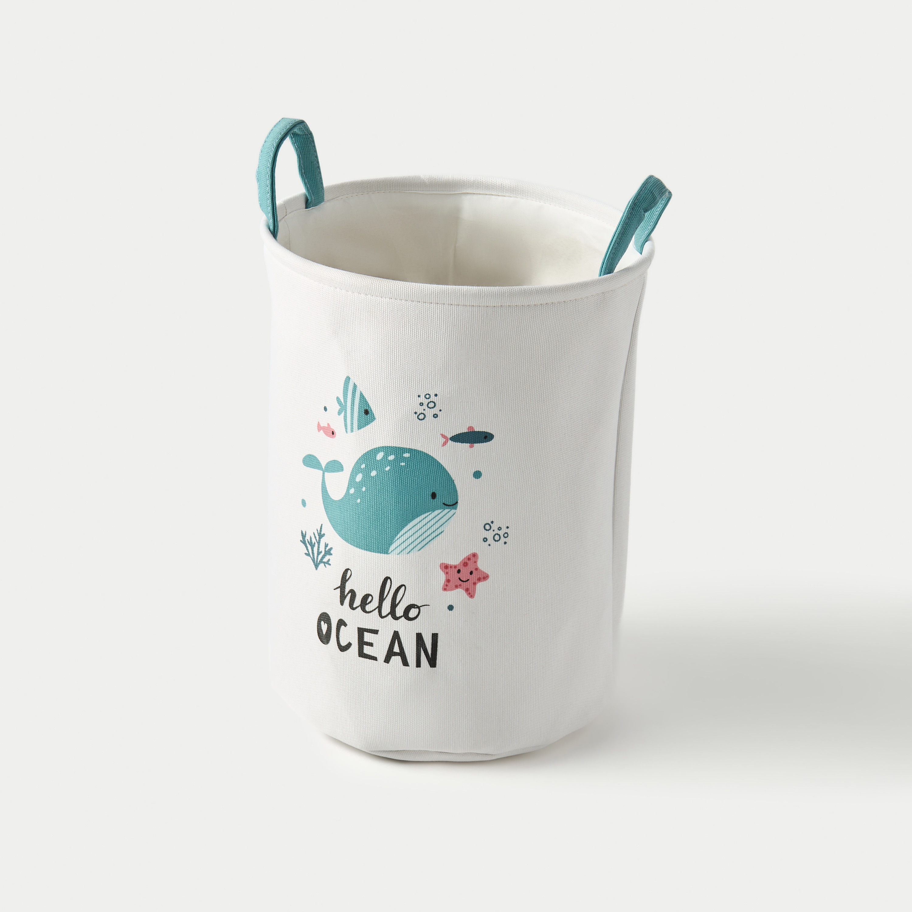 Juniors Snail Print Laundry Hamper with Handles-baby-nursery-furniture-wardrobesandstorage-image-2