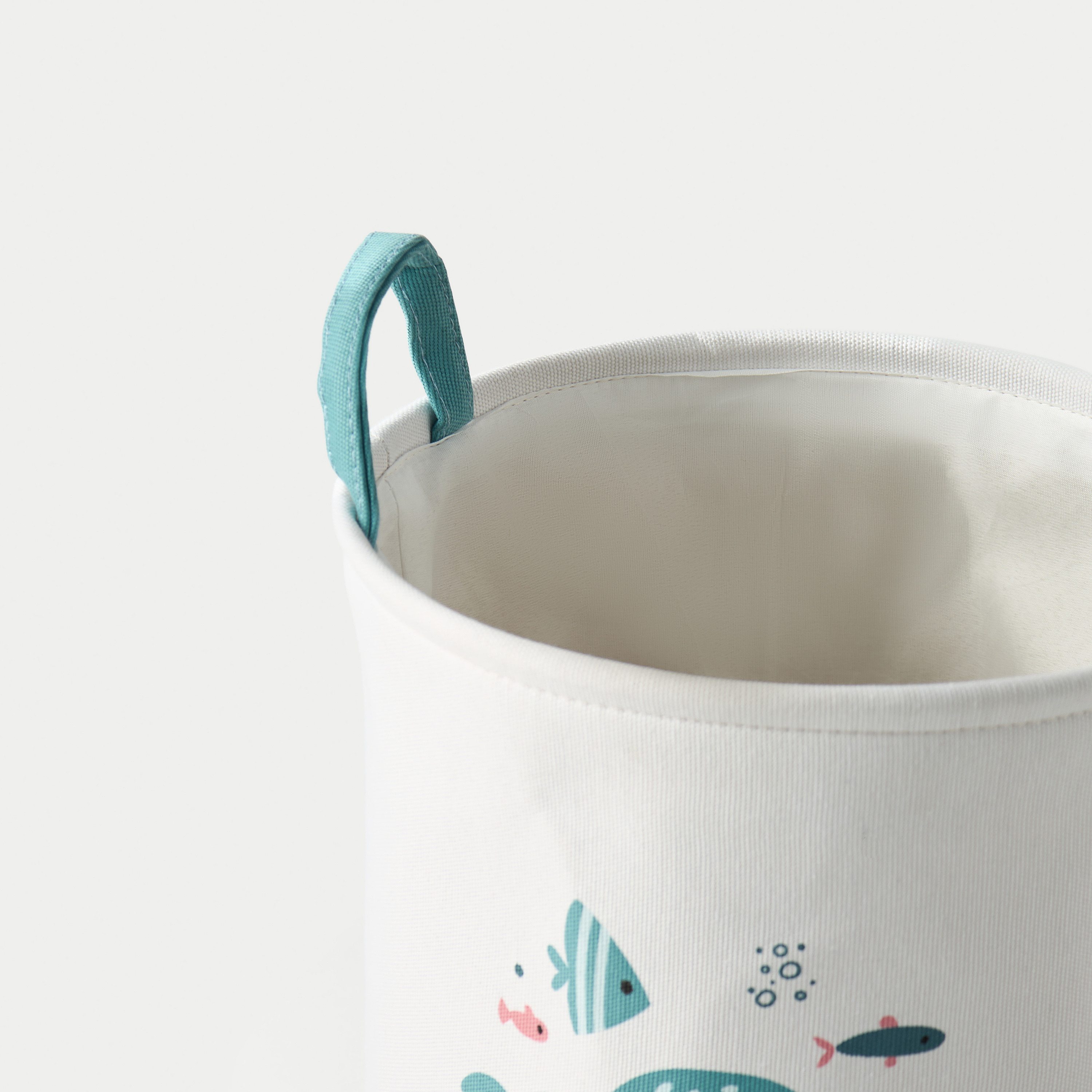 Juniors Snail Print Laundry Hamper with Handles-baby-nursery-furniture-wardrobesandstorage-image-4