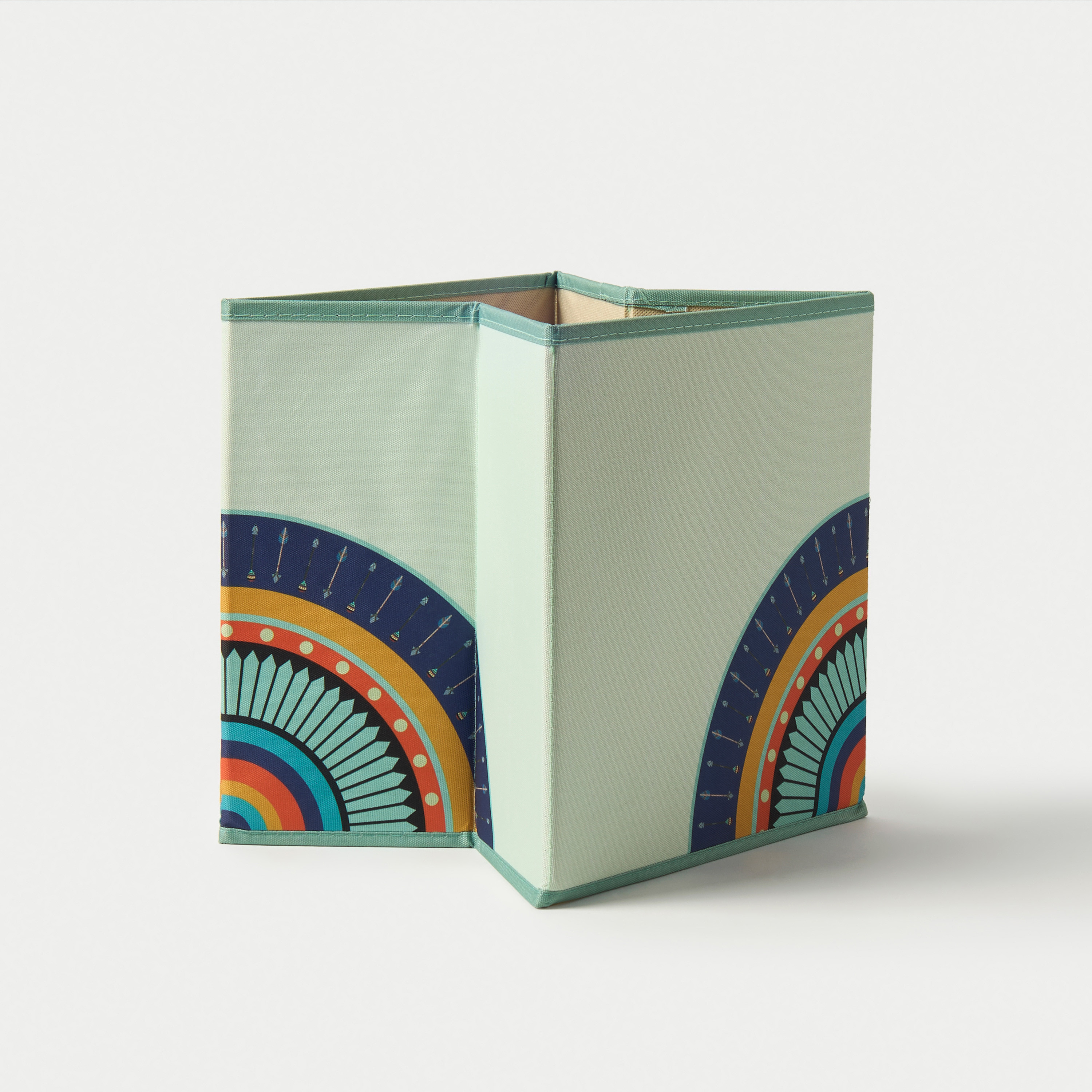 Juniors Zebra Print Foldable Ottoman Box with Storage-baby-nursery-furniture-wardrobesandstorage-image-3