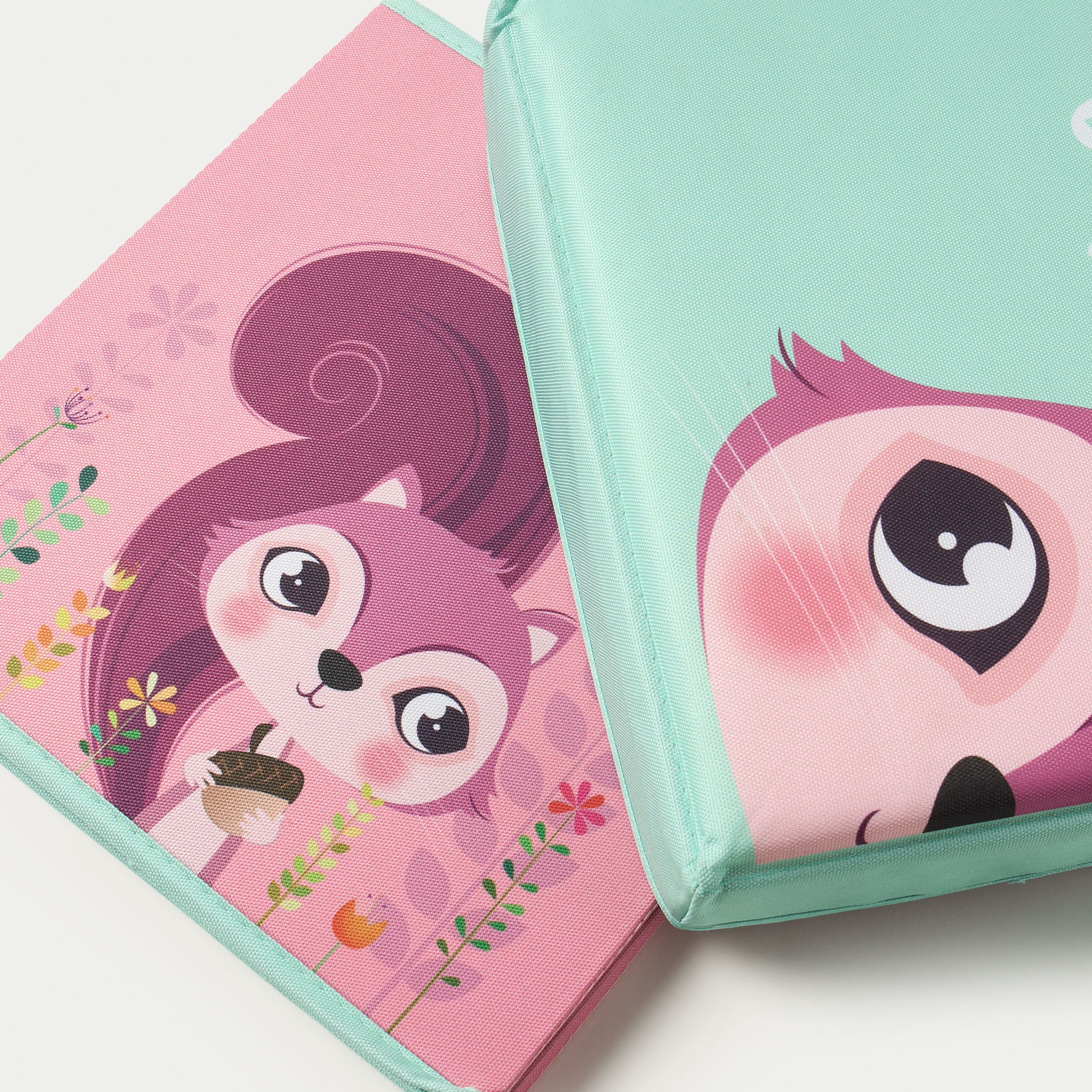 Juniors Zebra Print Foldable Ottoman Box with Storage-baby-nursery-furniture-wardrobesandstorage-image-4