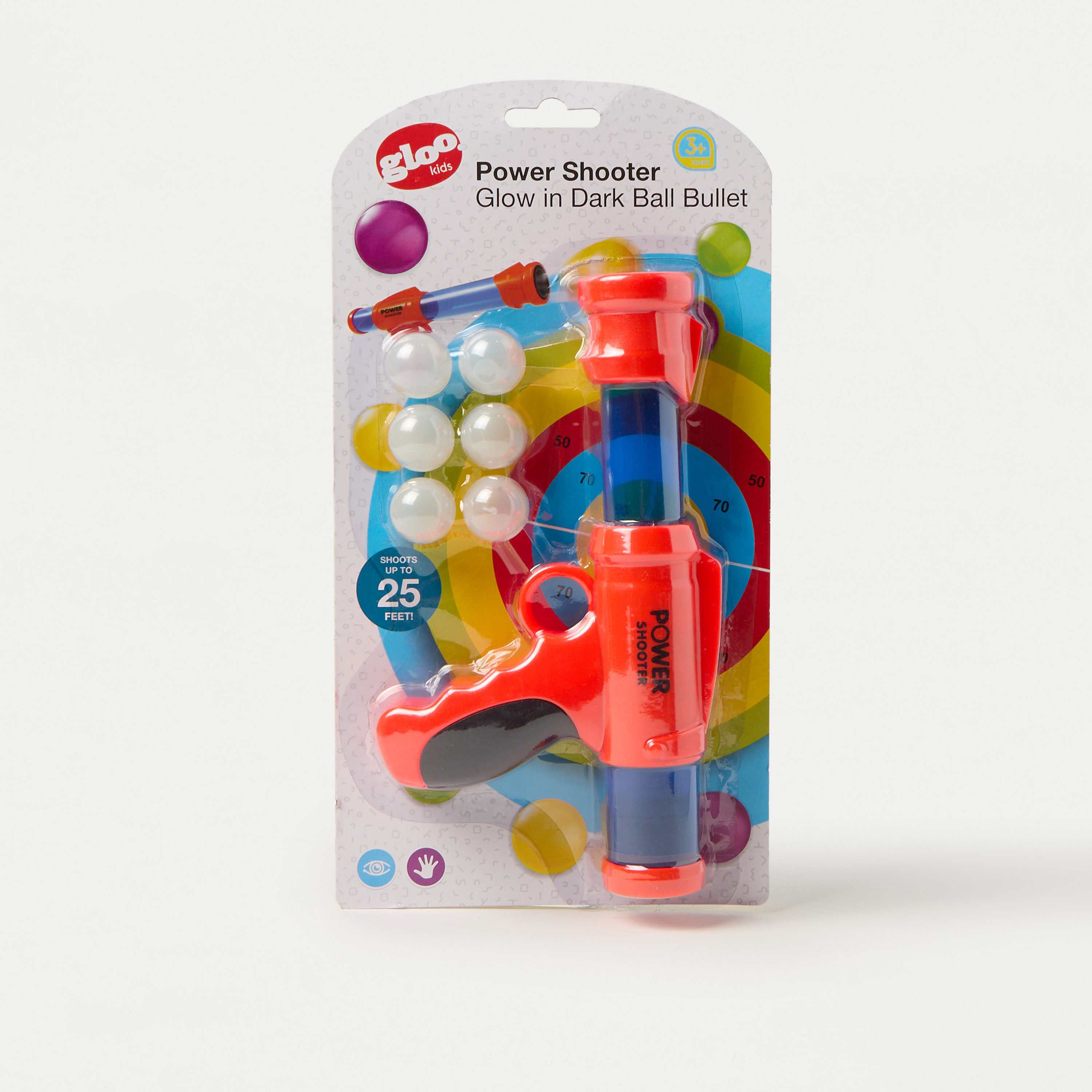 Gloo Power Shooter Glow in the Dark Ball Bullet Playset-toys-playfigures-actionplaysets-image-1
