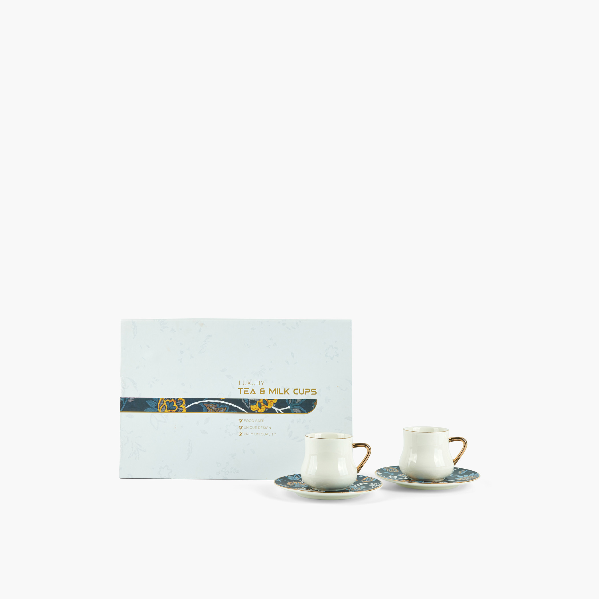 طقم فناجين وصحون بورسلان 12 قطعة من أوتانتيك-household-dining-teaandcoffee-teaandcoffeesets-image-1