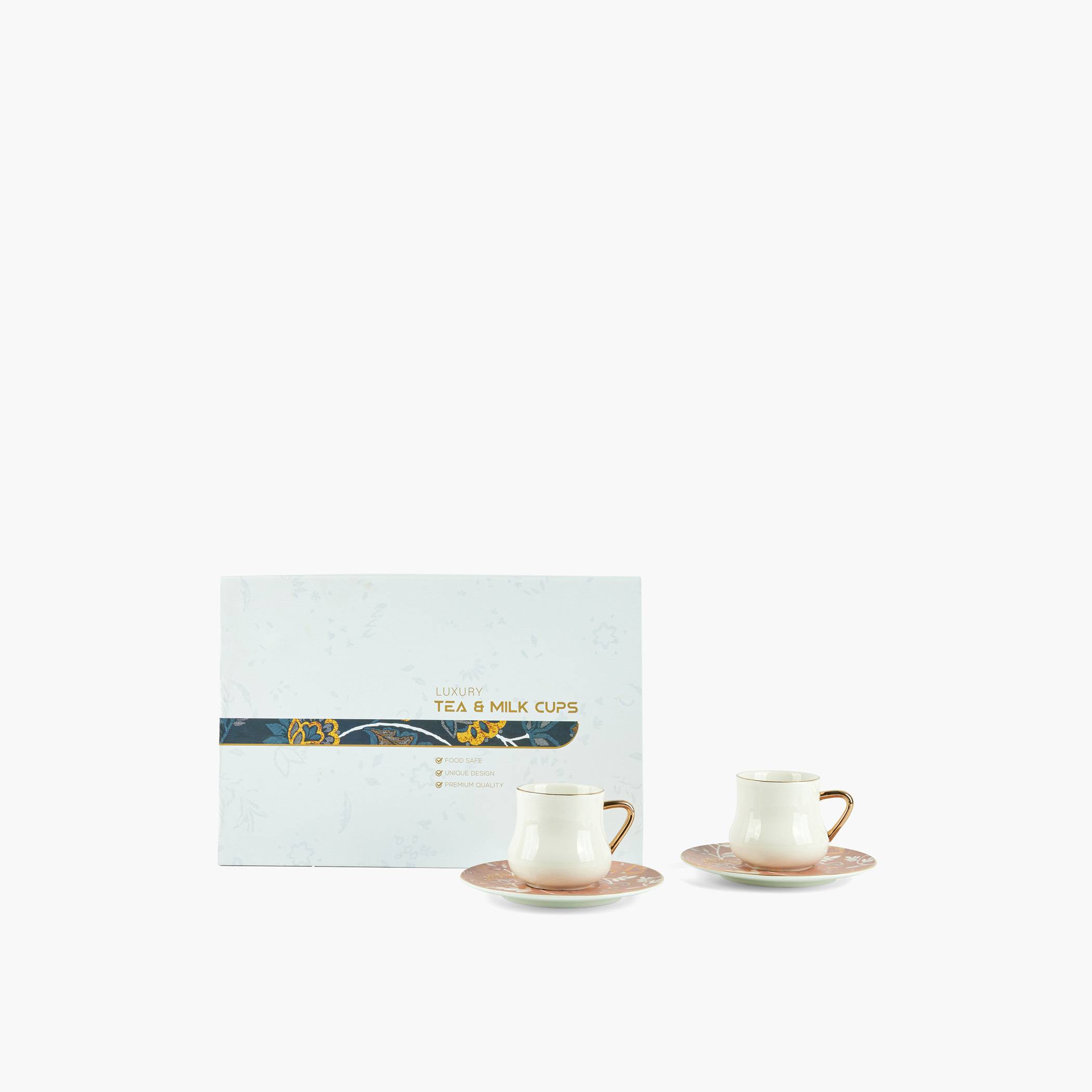 Otantik 12-Piece Porcelain Cup and Saucer Set - 200 ml-household-dining-teaandcoffee-teaandcoffeesets-image-1
