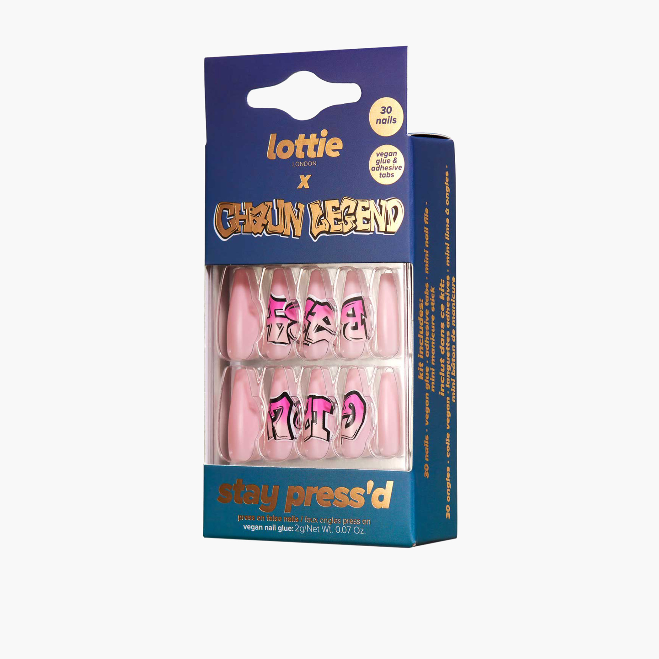 Lottie London 30-Piece Lottie X Chaun Legend Press-On Nails Set-beautyandpersonalcare-makeup-nails-artificialnails-image-3