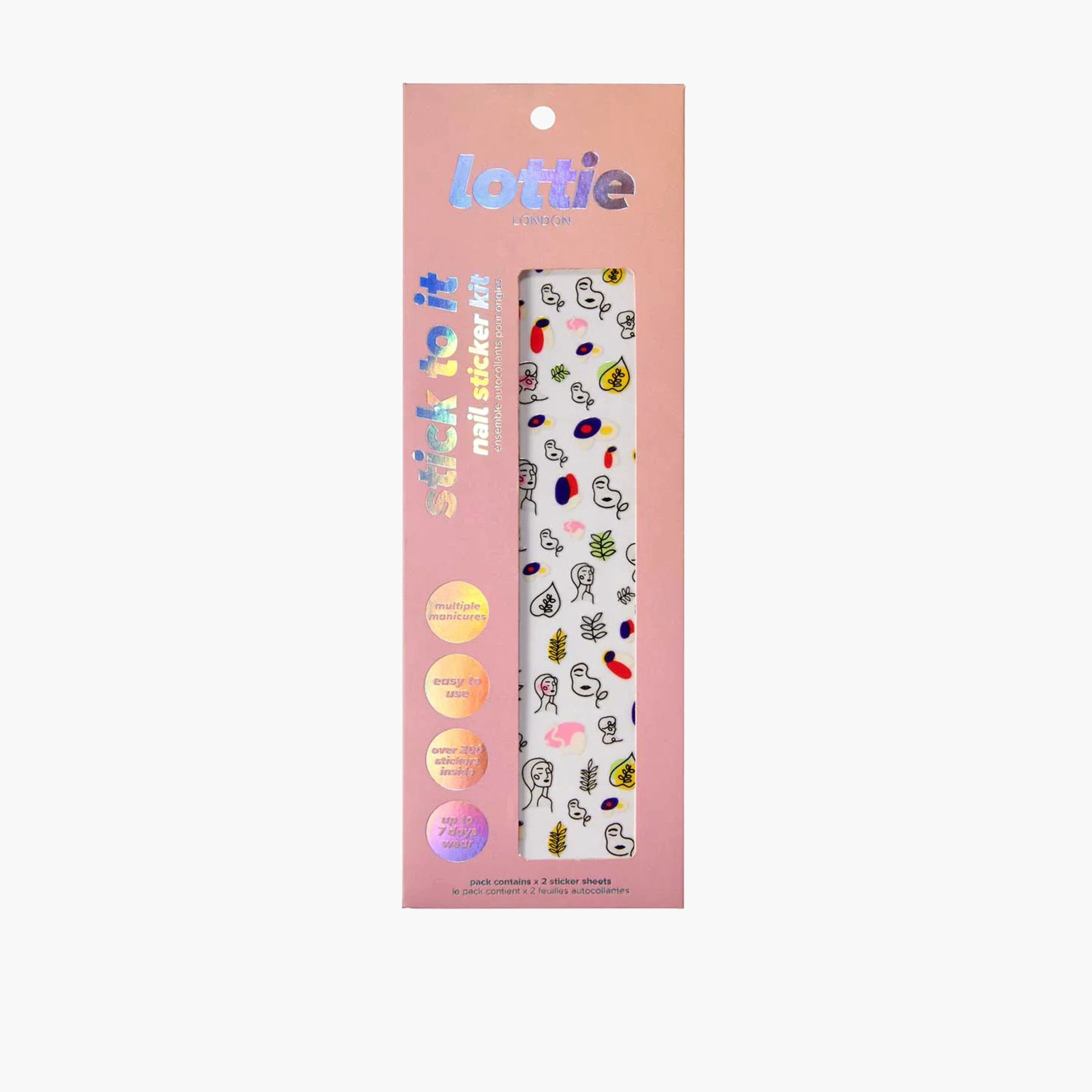 Lottie London Stick to It Abstract Nail Sticker Kit-beautyandpersonalcare-makeup-nails-nailtools-image-1