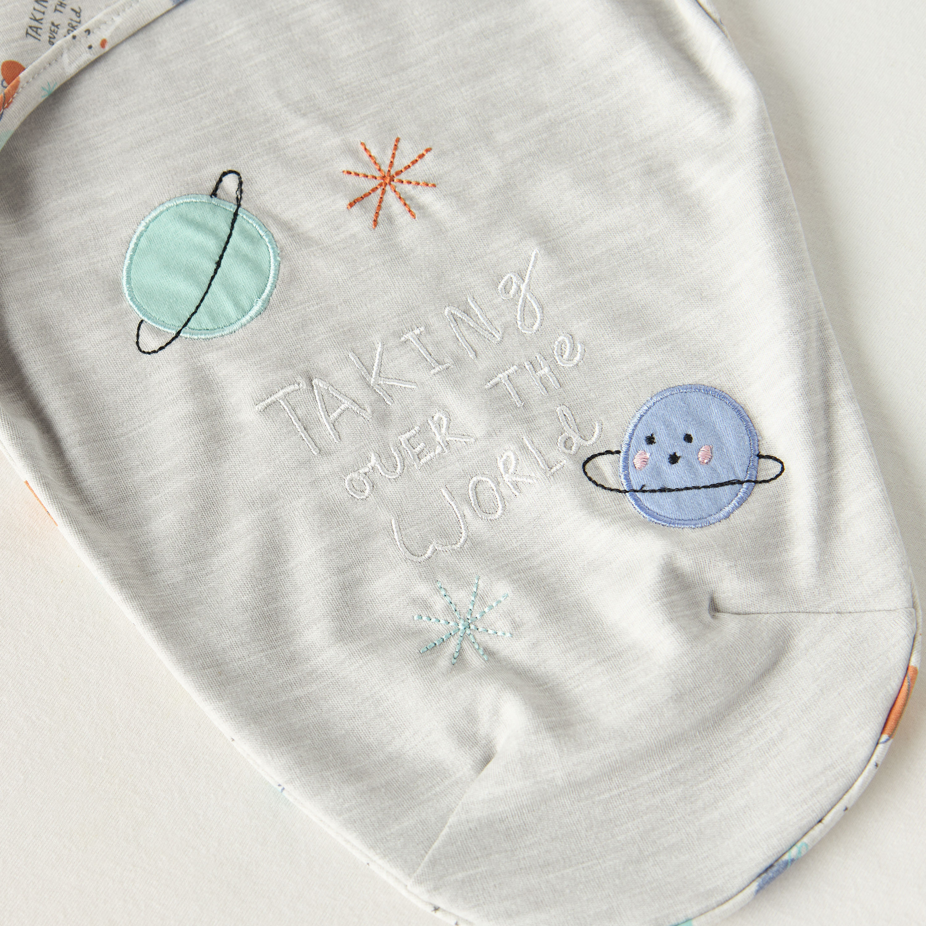 Juniors Space Print Adjustable Swaddle Wrap with Hook and Loop Closure-baby-nursery-blanketsandswaddles-swaddlesandsleepingbags-image-3