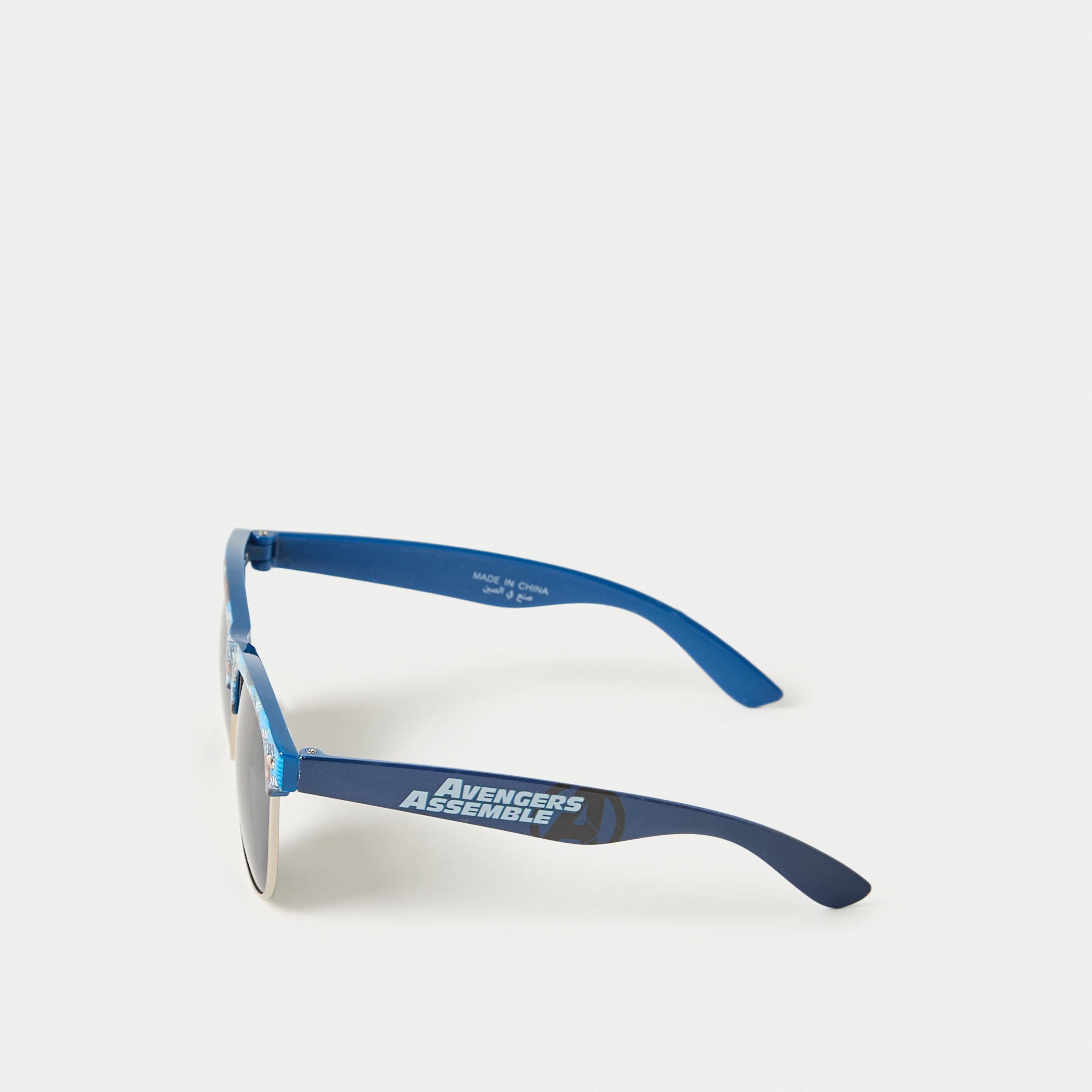 Avengers Print Full Rim Sunglasses with Nose Pads-boys-accessories-sunglasses-image-3