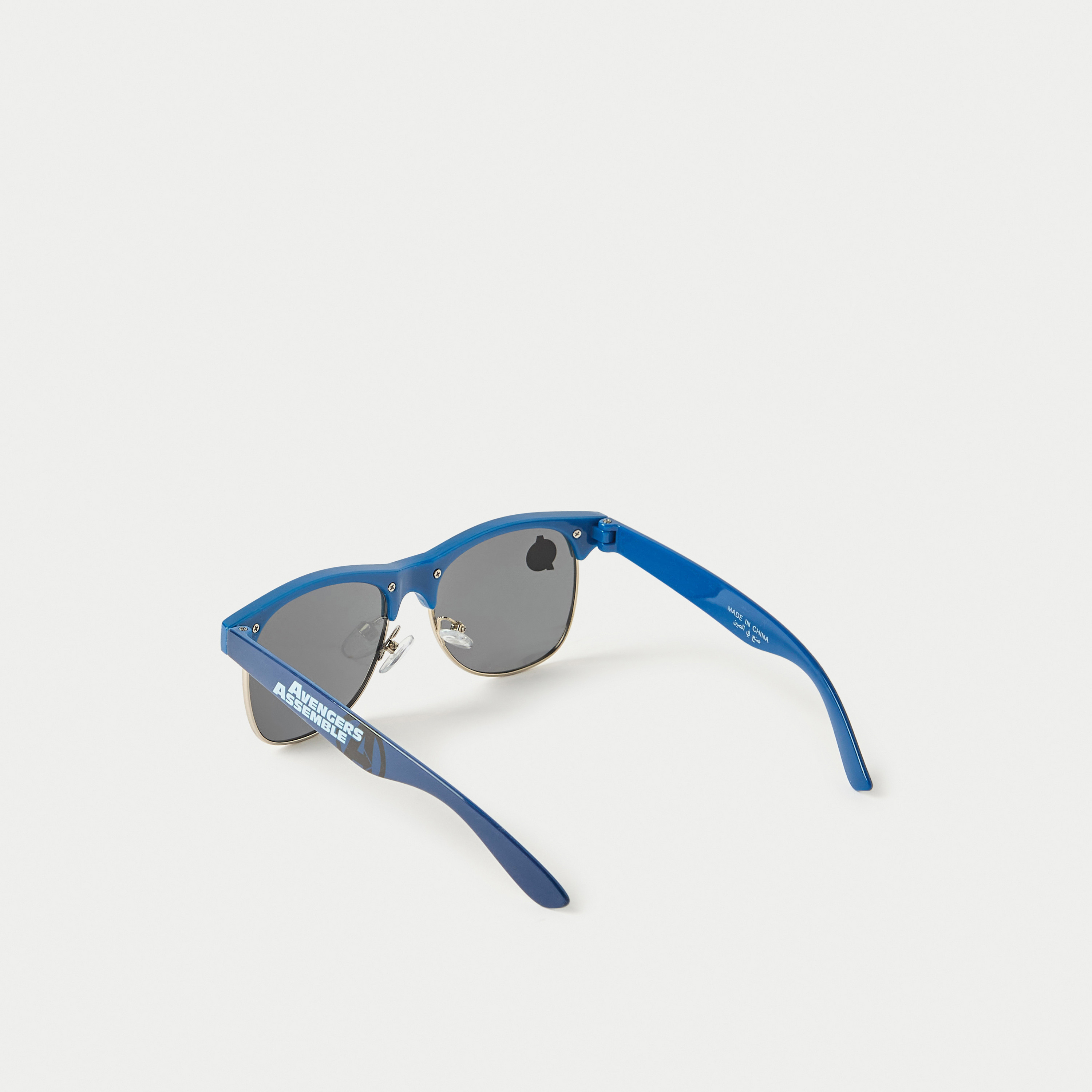 Avengers Print Full Rim Sunglasses with Nose Pads-boys-accessories-sunglasses-image-4