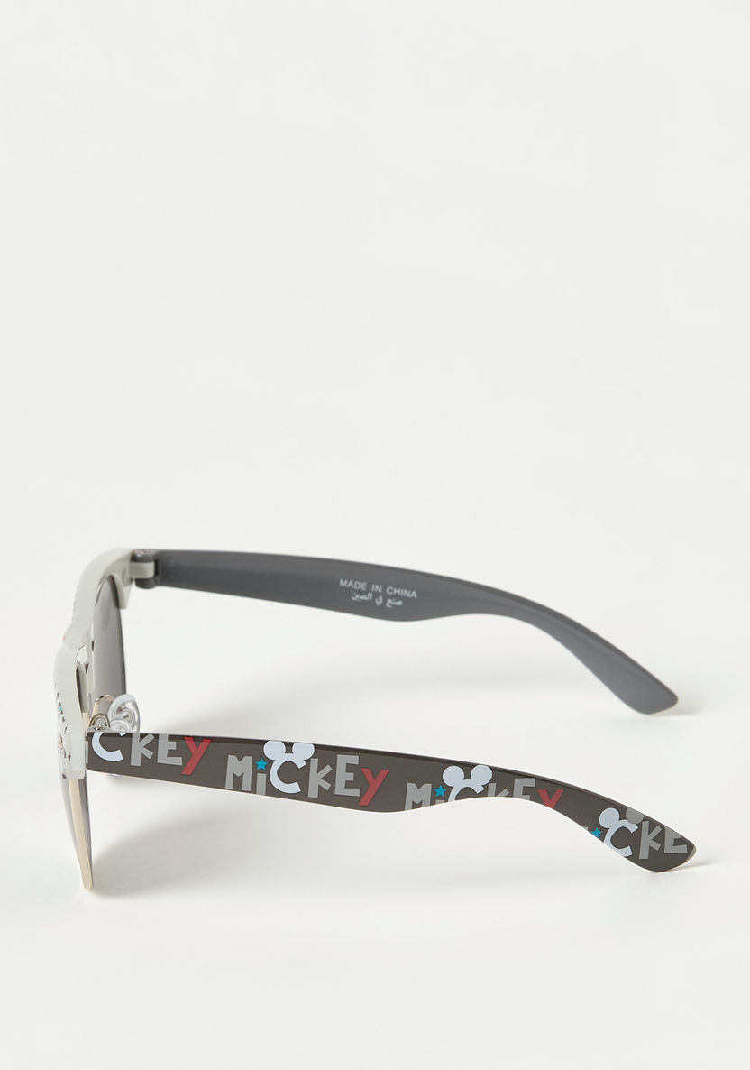 Shop Disney Mickey Mouse Print Full Rim Sunglasses with Nose Pads