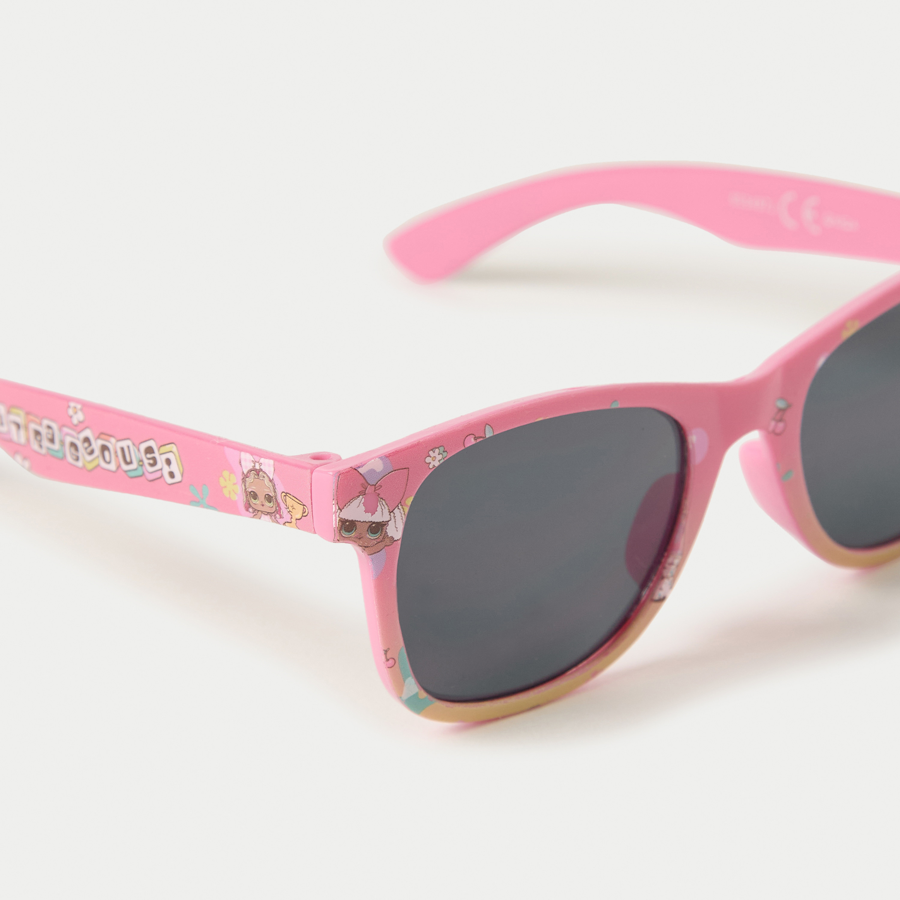 نظارة شمسية بإطار كامل وطبعات إل أو إل سوربرايز!-girls-accessories-sunglasses-image-2