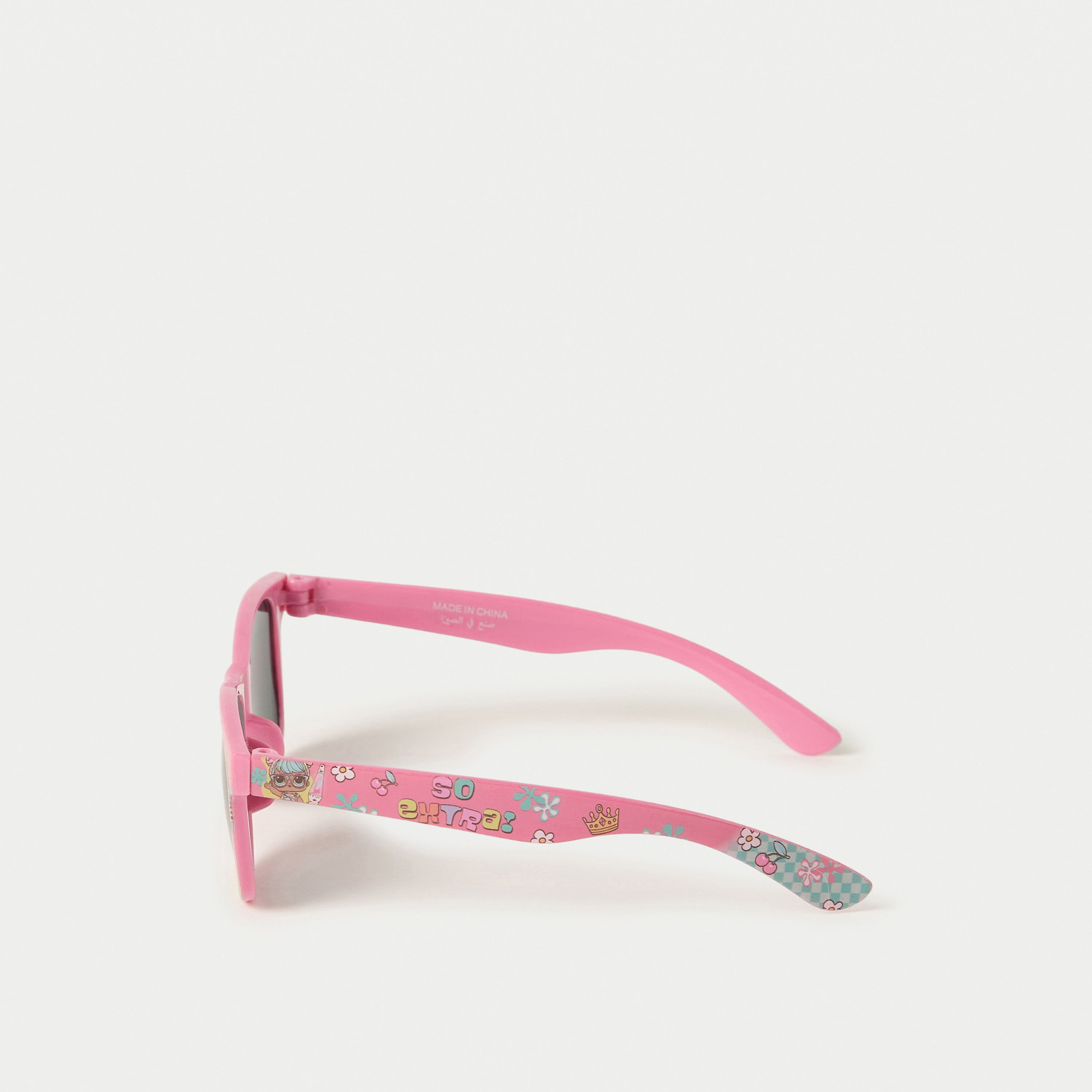 نظارة شمسية بإطار كامل وطبعات إل أو إل سوربرايز!-girls-accessories-sunglasses-image-3