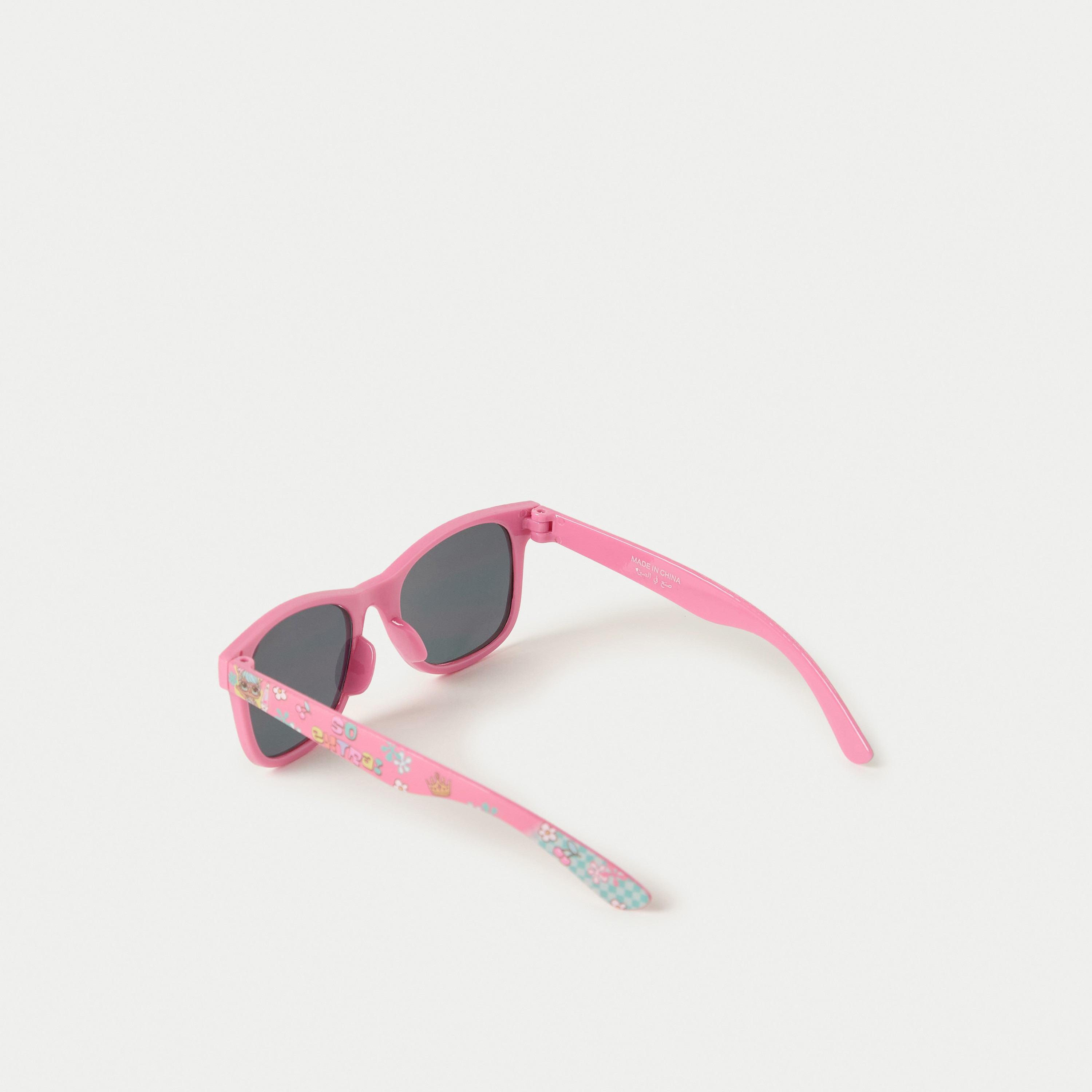 نظارة شمسية بإطار كامل وطبعات إل أو إل سوربرايز!-girls-accessories-sunglasses-image-4