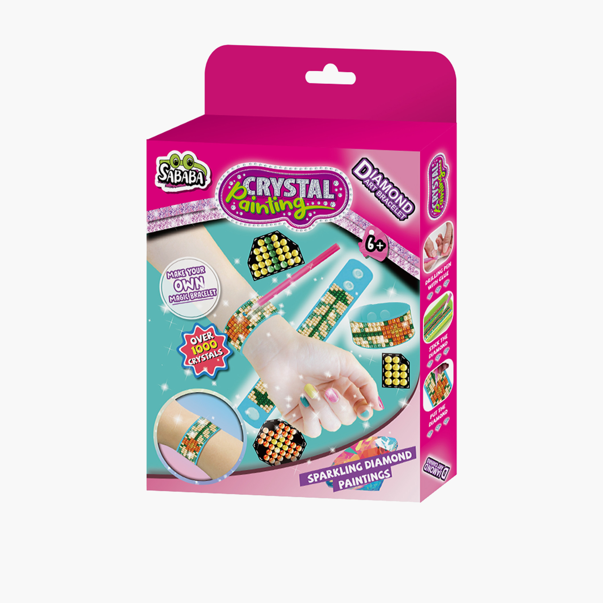 Diamond Crystal Painting DIY Art Bracelet Playset-school-artsandcrafts-image-1