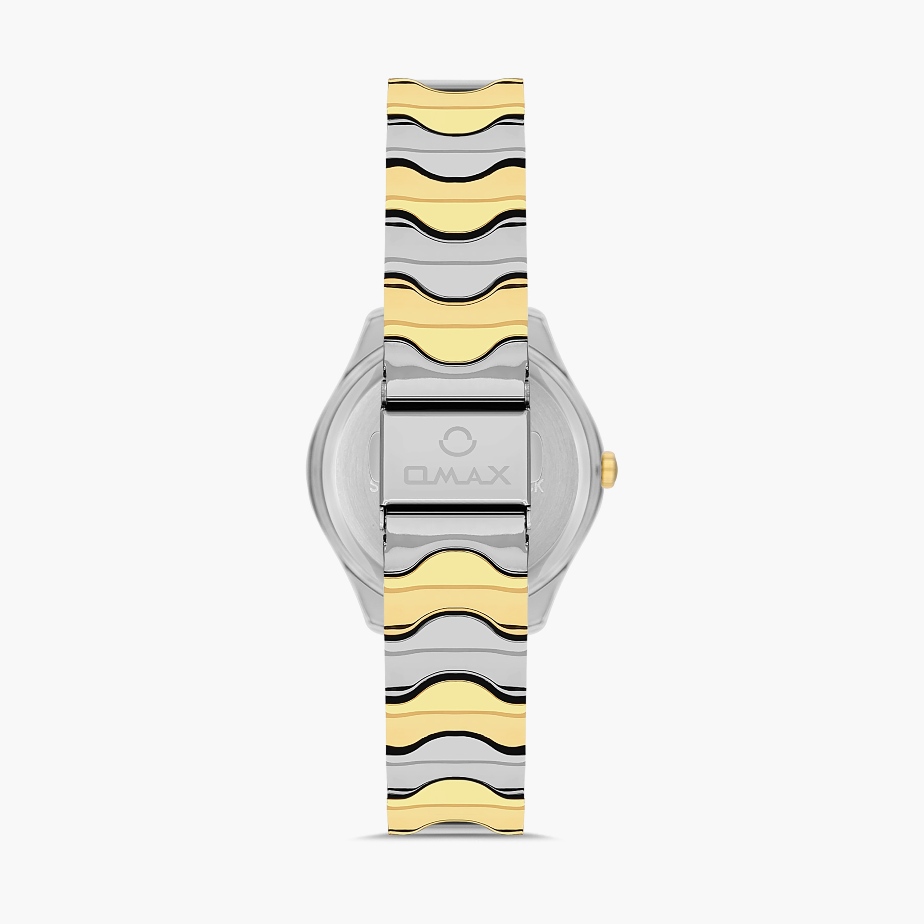 Omax Women's Silver & Gold Analog Stainless Steel Strap Watch | 00JSS024N008-women-watchesandjewellery-watches-image-3