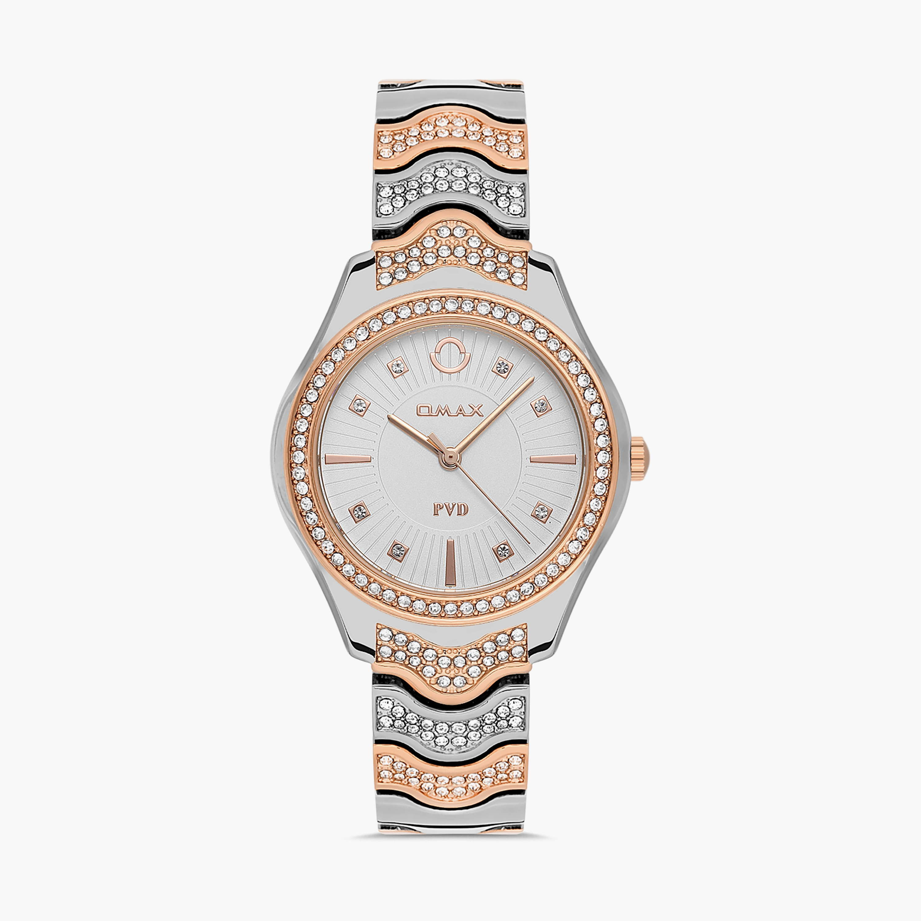  BP3167C.420 "ساعة" أنالوج من بيفرلي هيلز بولو كلوب للنساء بسوار شبكي ذهبي وردي-women-watchesandjewellery-watches-image-1