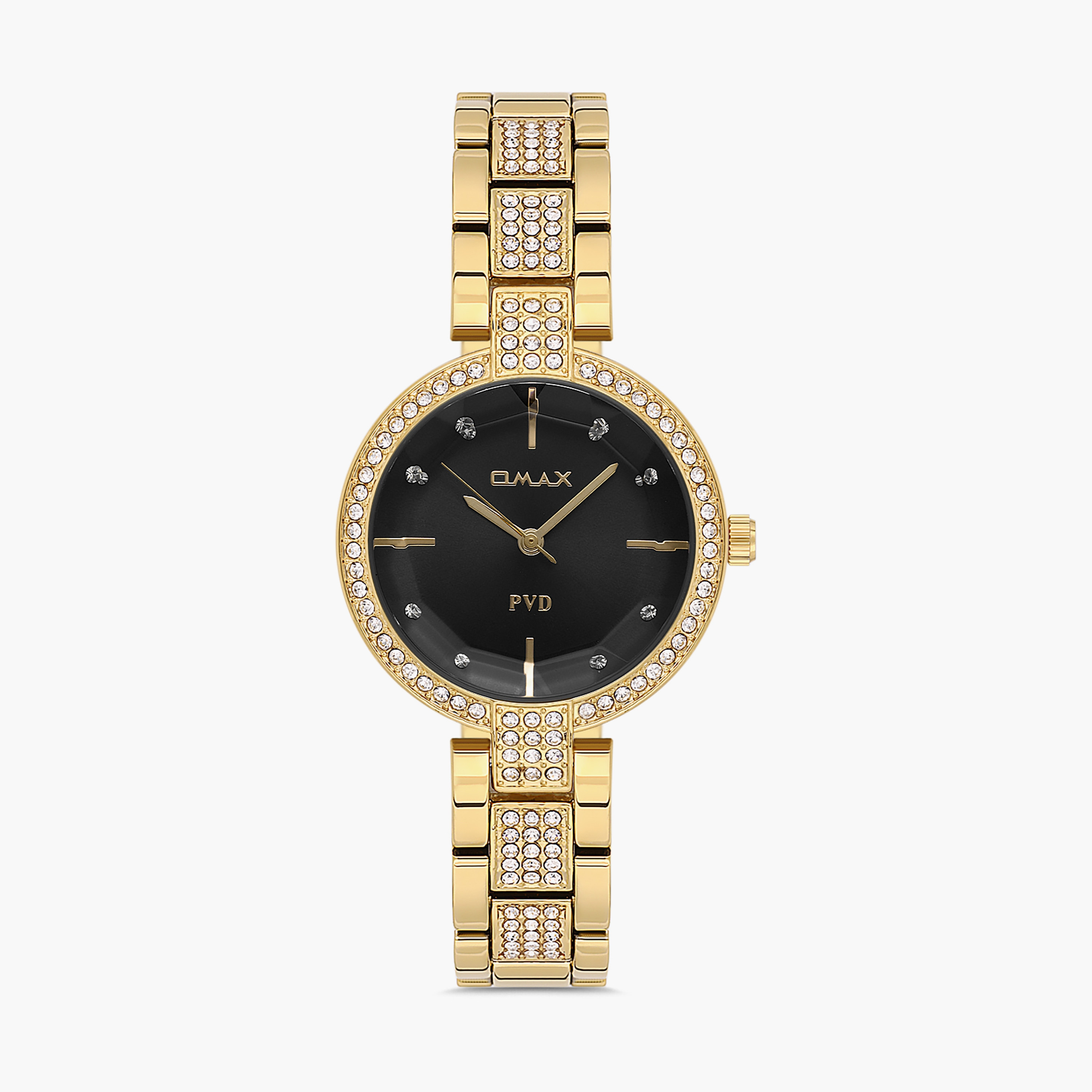 Omax Women's Gold Analog Stainless Steel Strap Watch | 00JSS026Q002-women-watchesandjewellery-watches-image-1