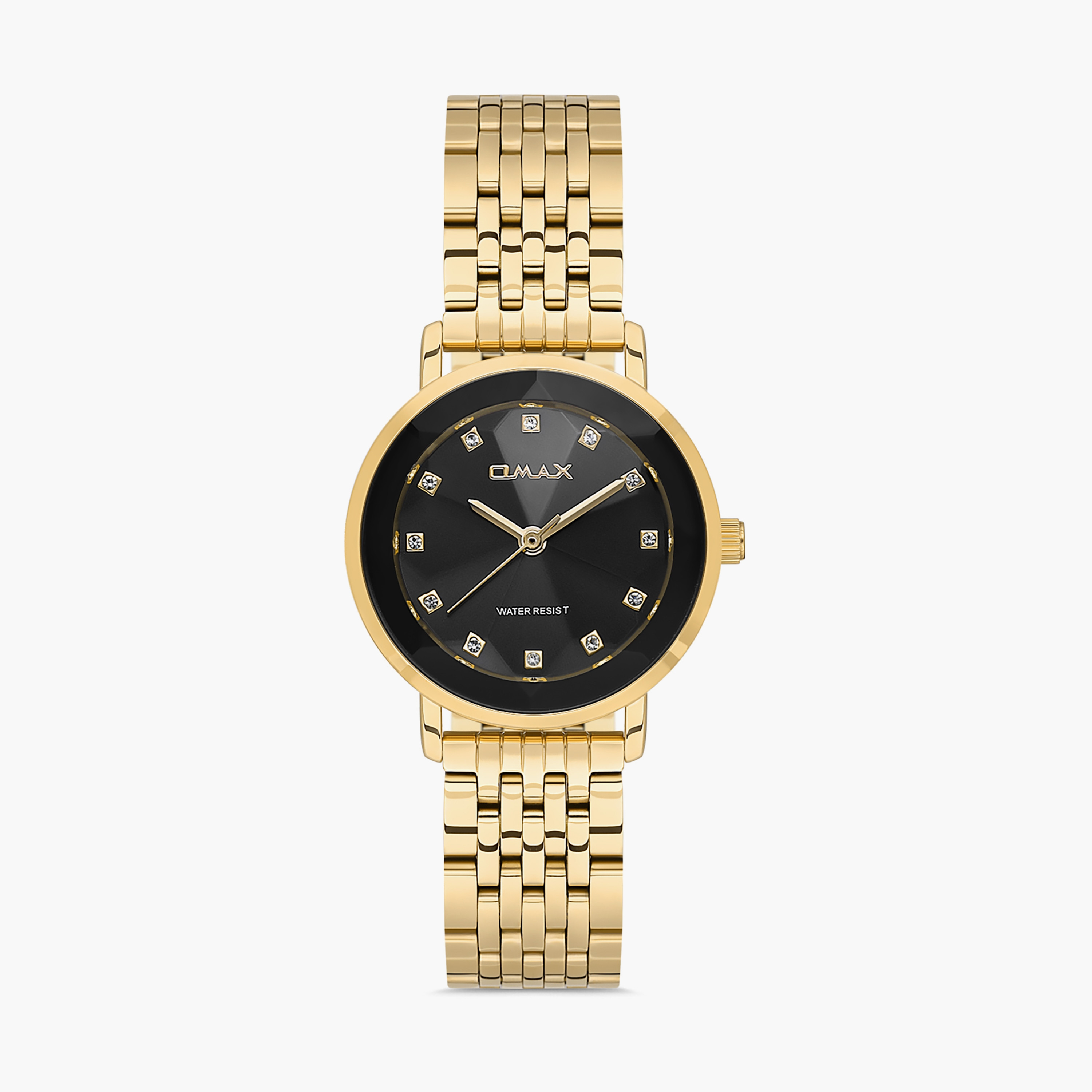 ساعة اوماكس بلون ذهبي مع انالوج بسوار ستانلس ستيل | 00ZMC002Q002-women-watchesandjewellery-watches-image-1