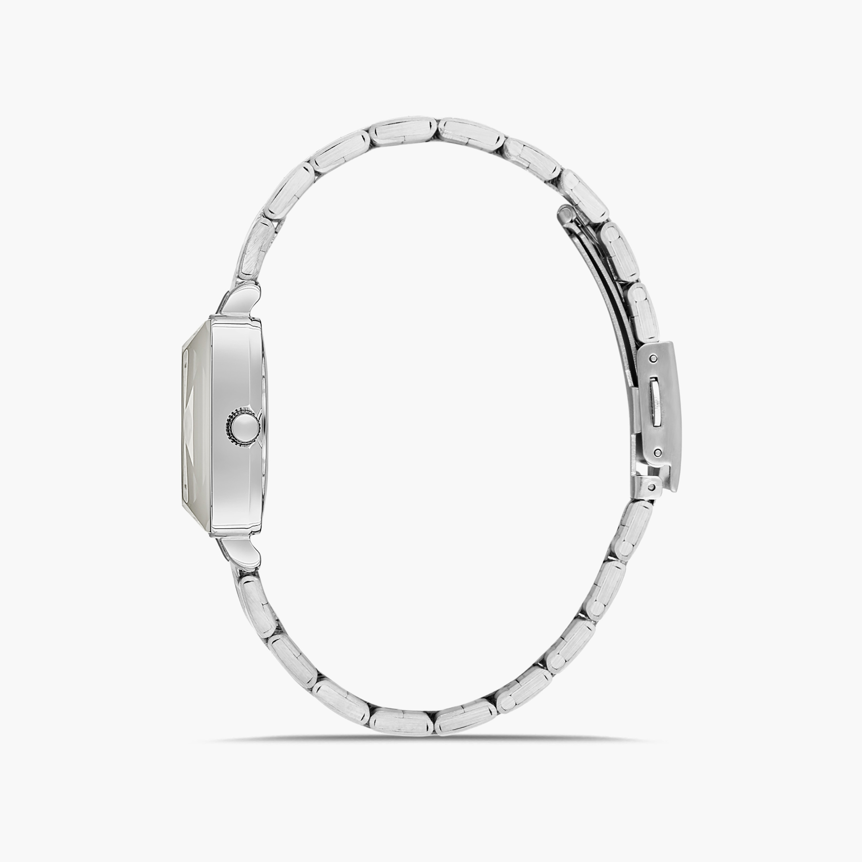 ساعة اوماكس بلون فضي مع انالوج بسوار ستانلس ستيل | 00ZMS002I003-women-watchesandjewellery-watches-image-2