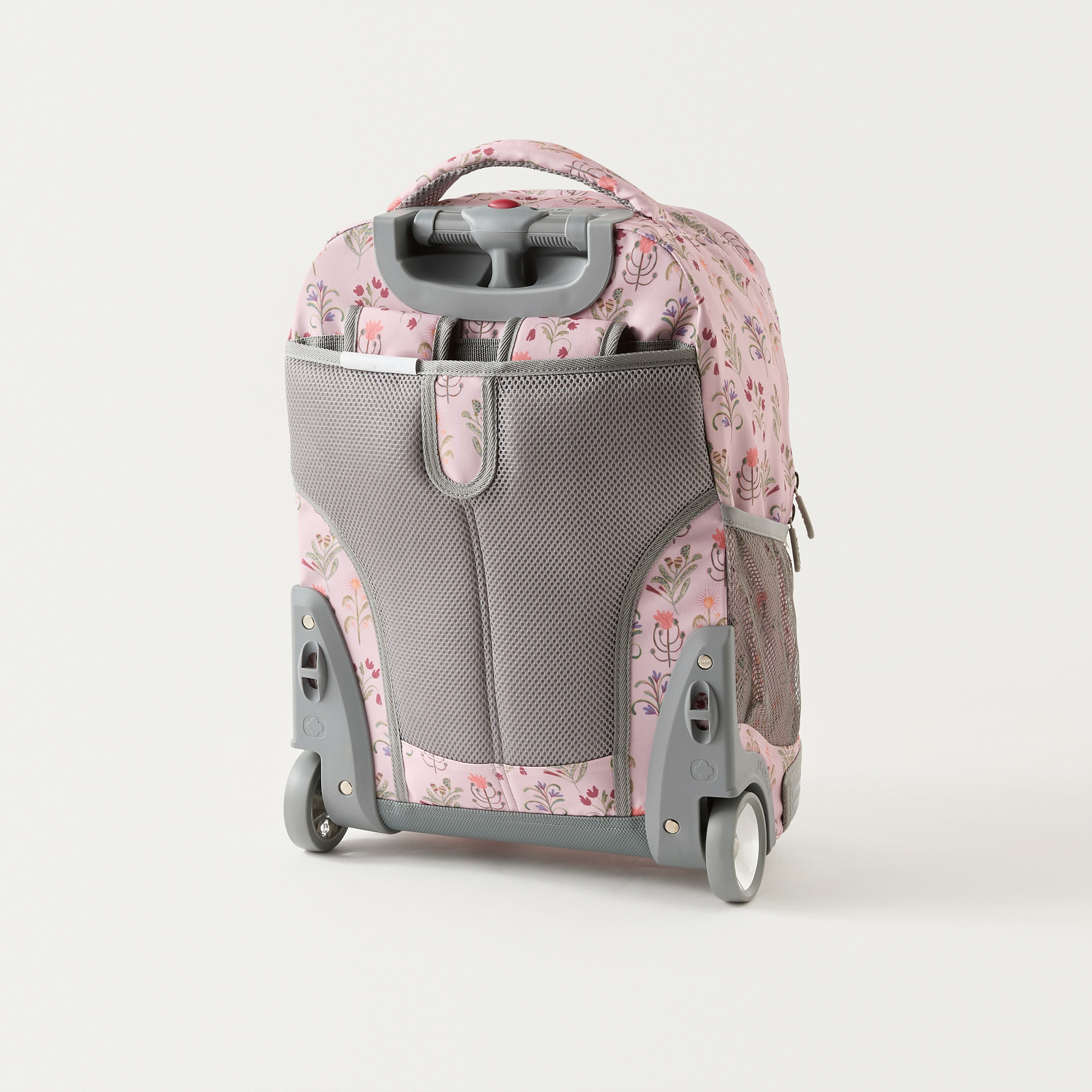J World Floral Print 18-inch Trolley Backpack with Wheels - 21x32x46 cms-school-bagsandbackpacks-trolleybags-image-4