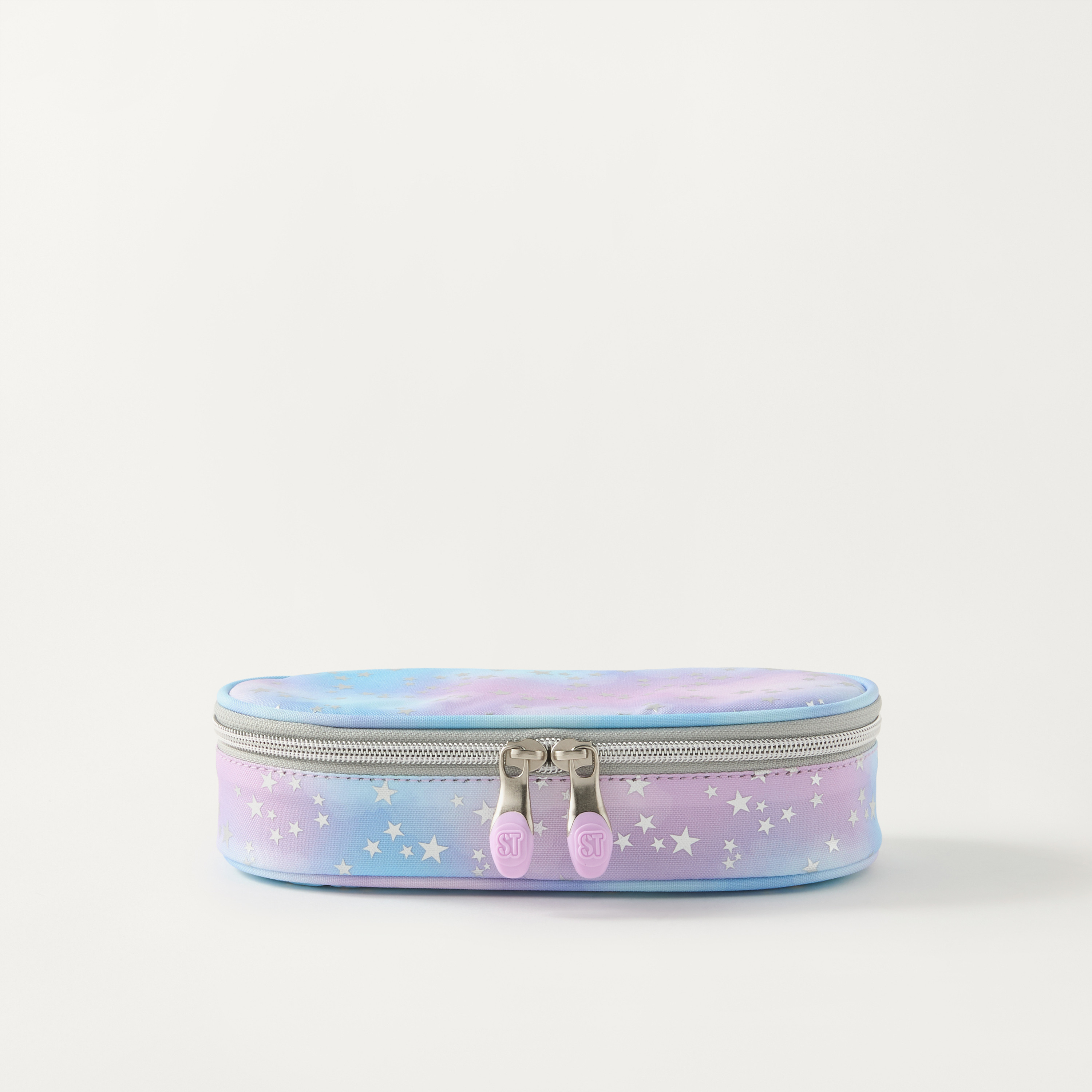 St.Right Star Print Pouch with Zip Closure-school-stationery-pencilcases-image-1