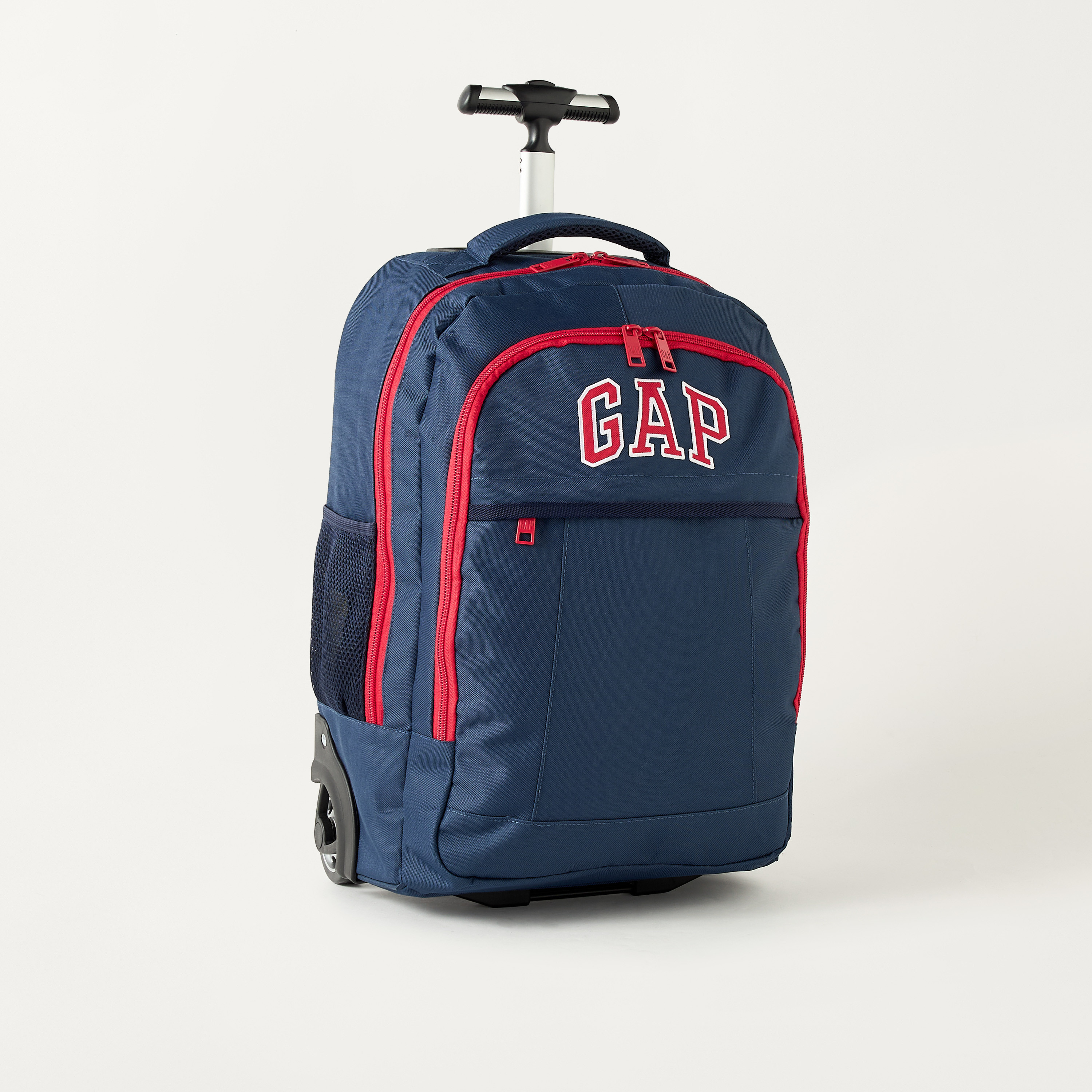 GAP 18-inch Solid Trolley Backpack with Retractable Handle - 30x16x46 cms-school-bagsandbackpacks-trolleybags-image-2