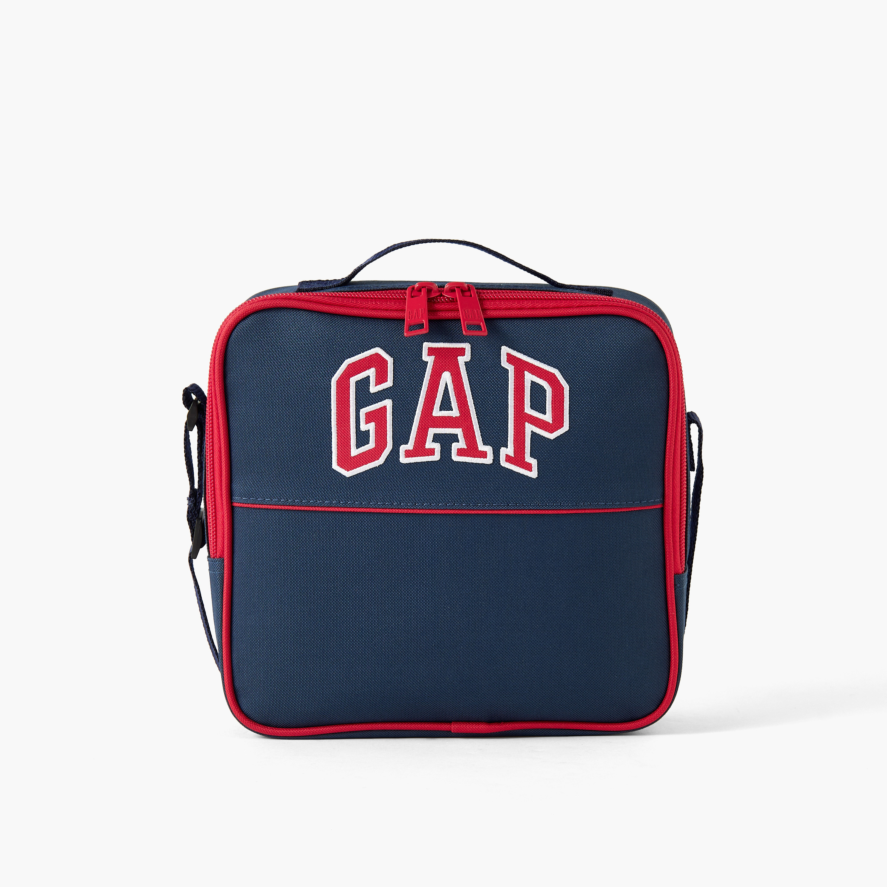 GAP Solid Lunch Bag with Adjustable Strap and Zip Closure-school-lunchessentials-lunchbags-image-1