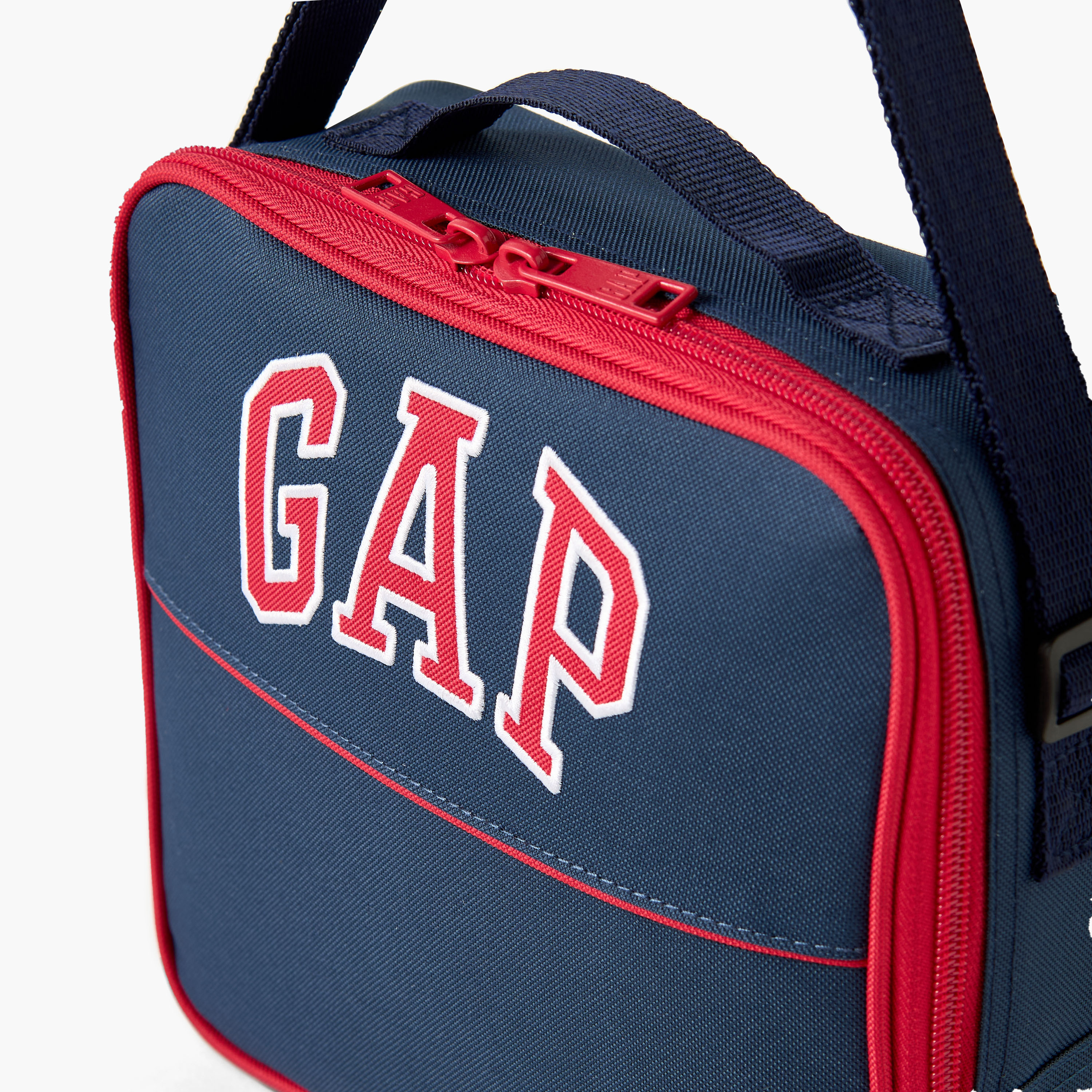 GAP Solid Lunch Bag with Adjustable Strap and Zip Closure-school-lunchessentials-lunchbags-image-3