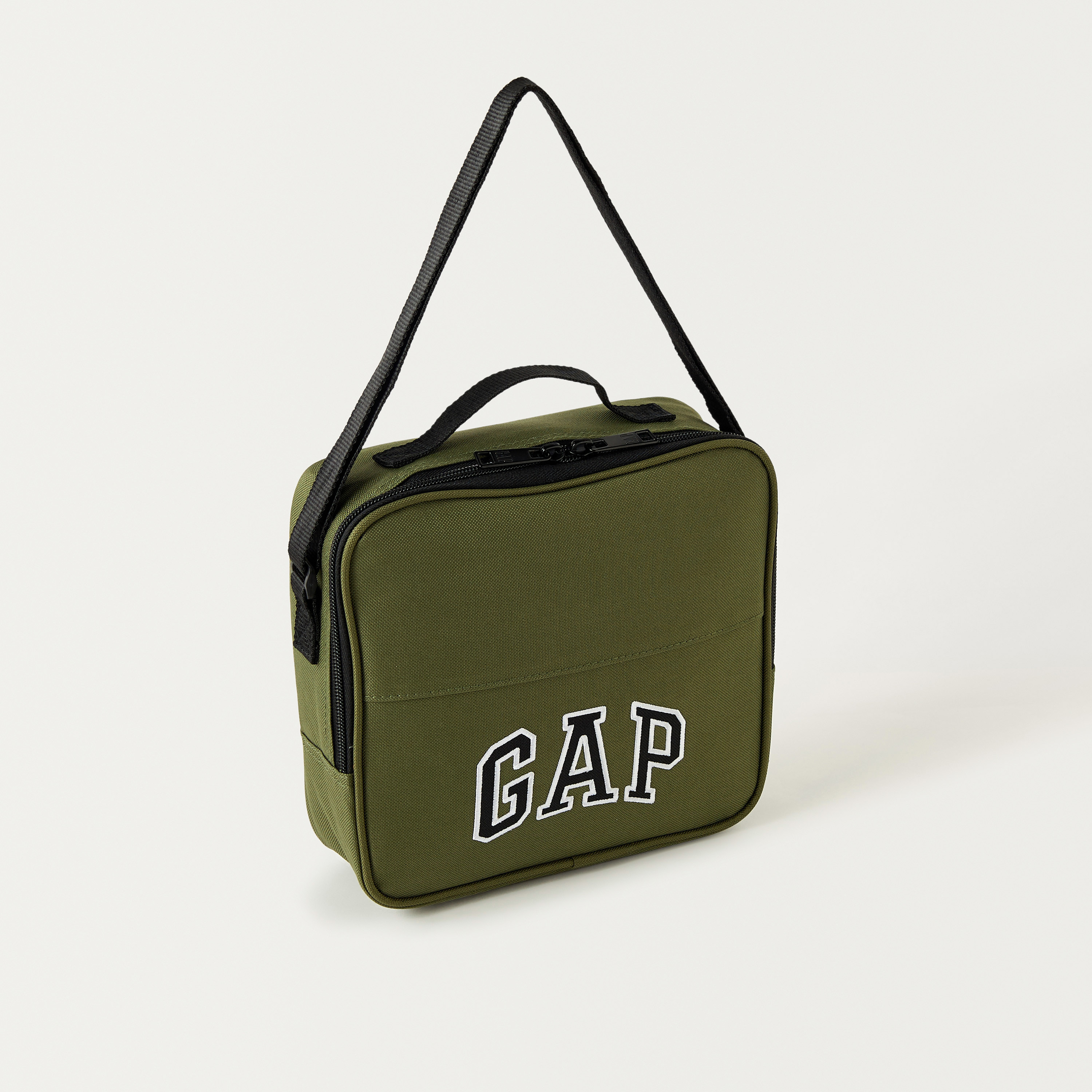 GAP Solid Lunch Bag with Adjustable Strap and Zip Closure-school-lunchessentials-lunchbags-image-2