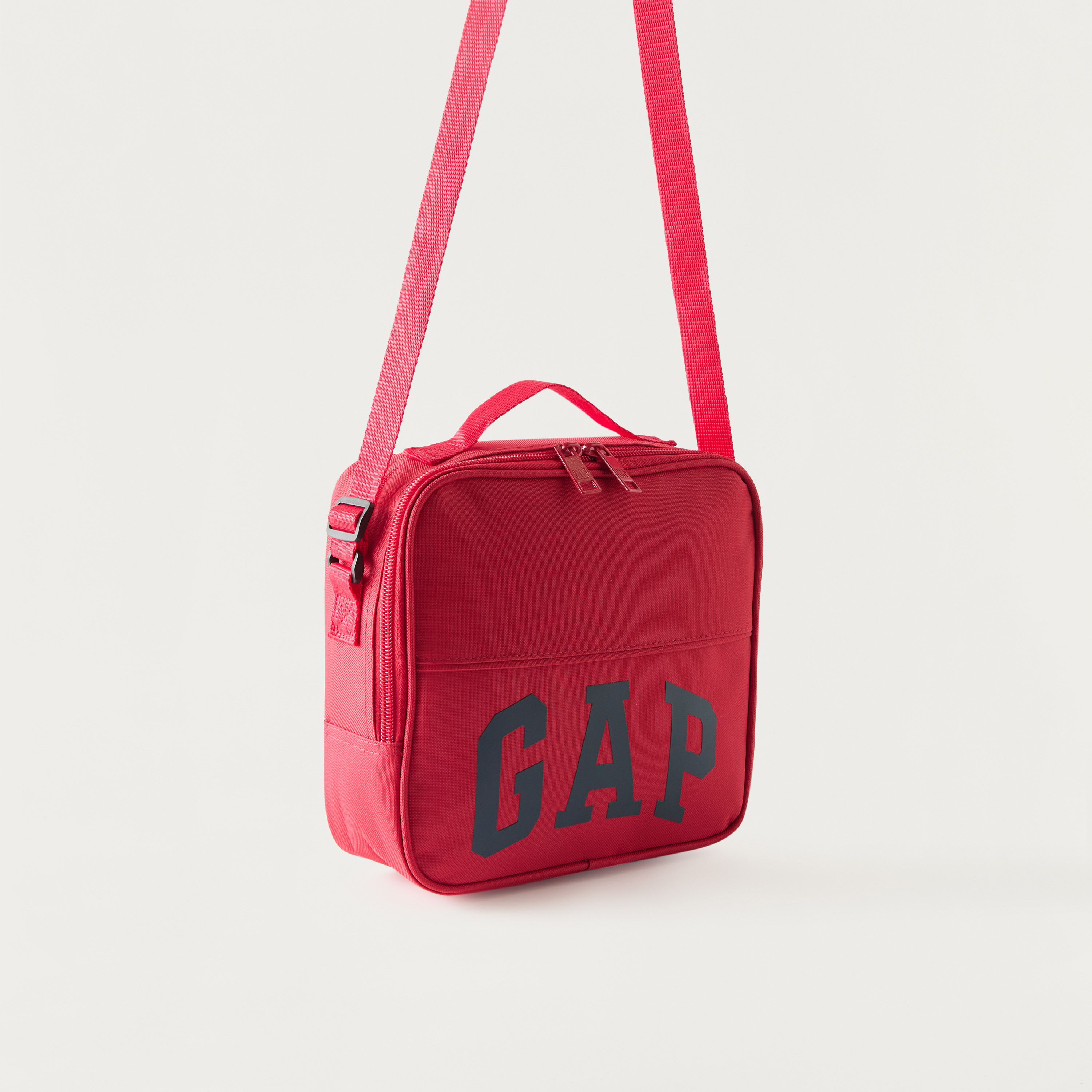 GAP Solid Lunch Bag with Adjustable Strap and Zip Closure-school-lunchessentials-lunchbags-image-2